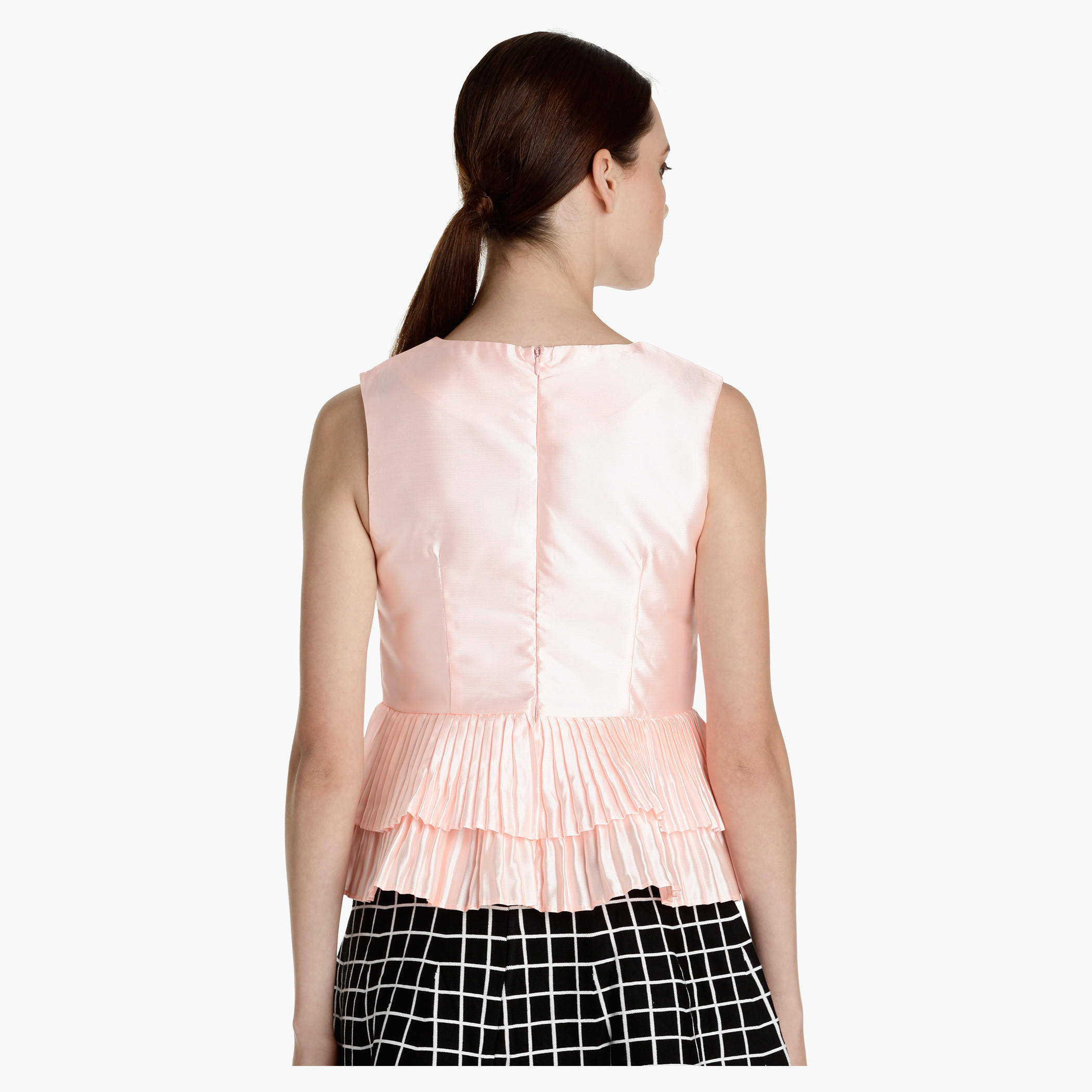 Sleeveless Top with Pleated Hem-women-clothing-shirtsandblouses-blouses-image-4