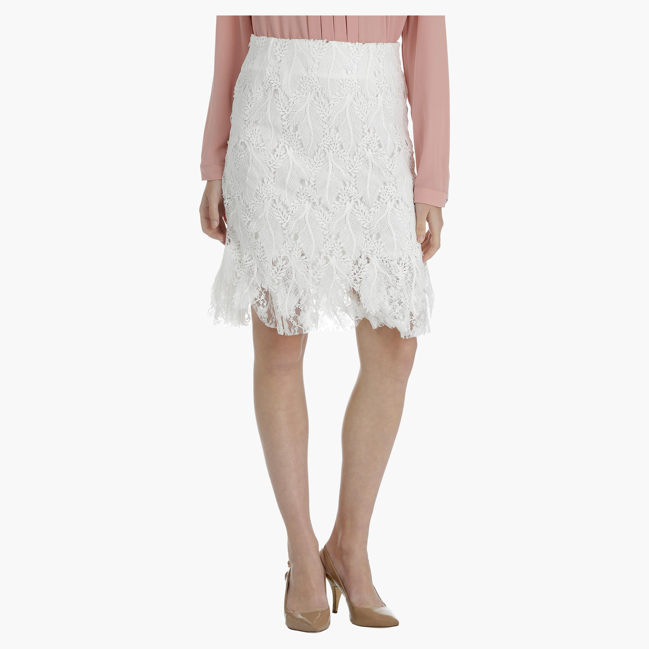 Textured Skirt with Lace Hem-women-clothing-bottoms-skirts-image-5