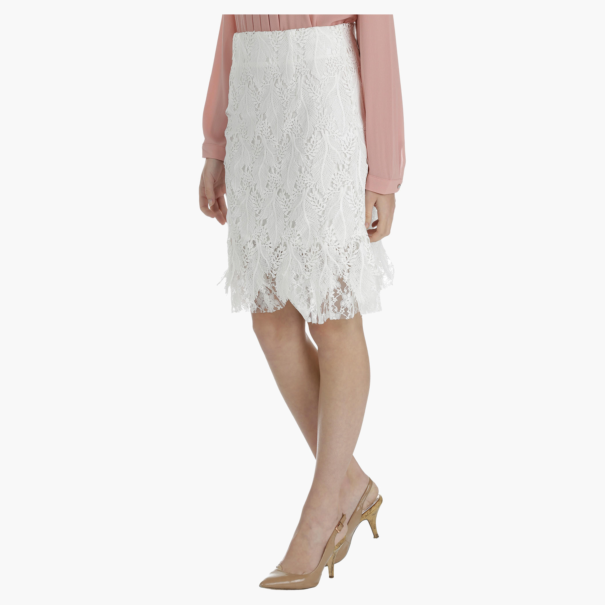 Textured Skirt with Lace Hem-women-clothing-bottoms-skirts-image-3