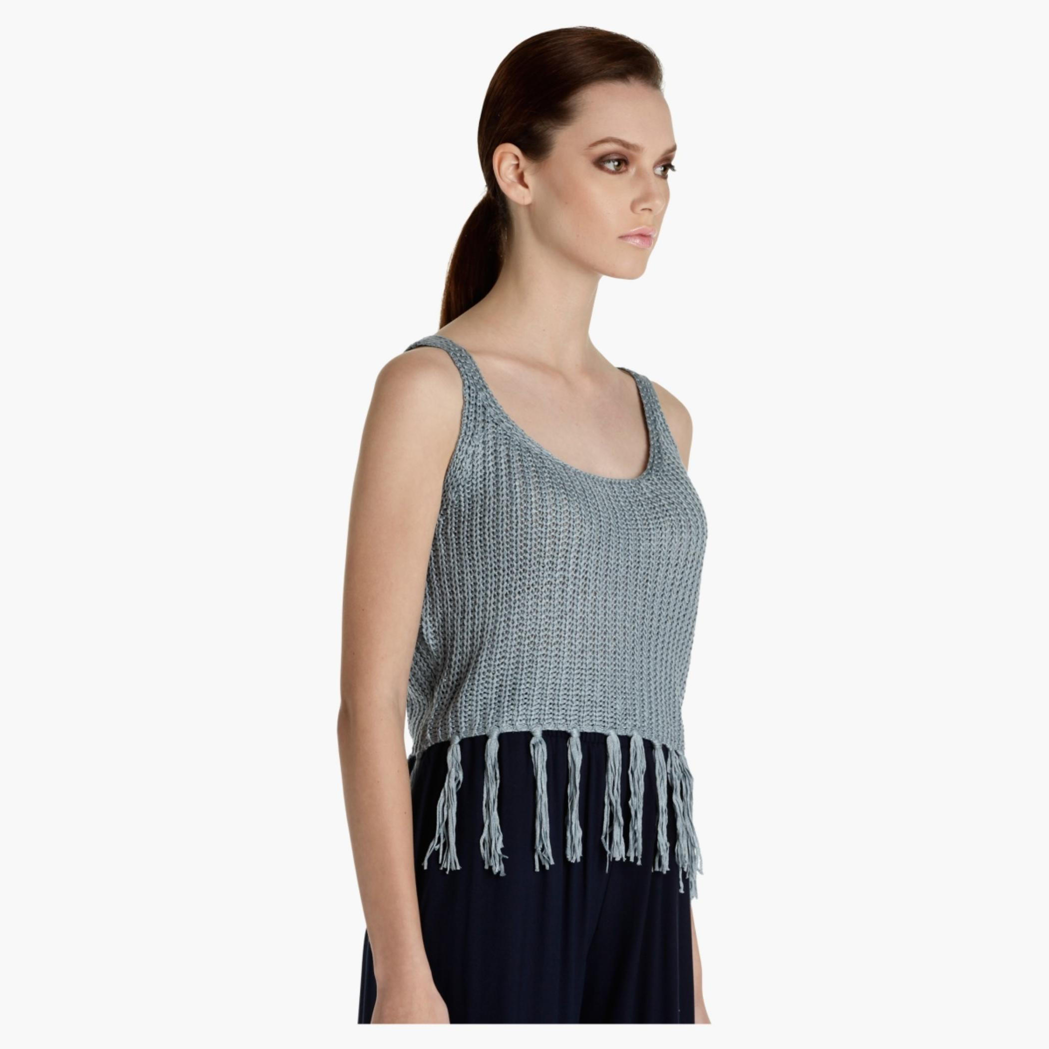 Knitted Top with Tassels and Straps-women-clothing-shirtsandblouses-blouses-image-3
