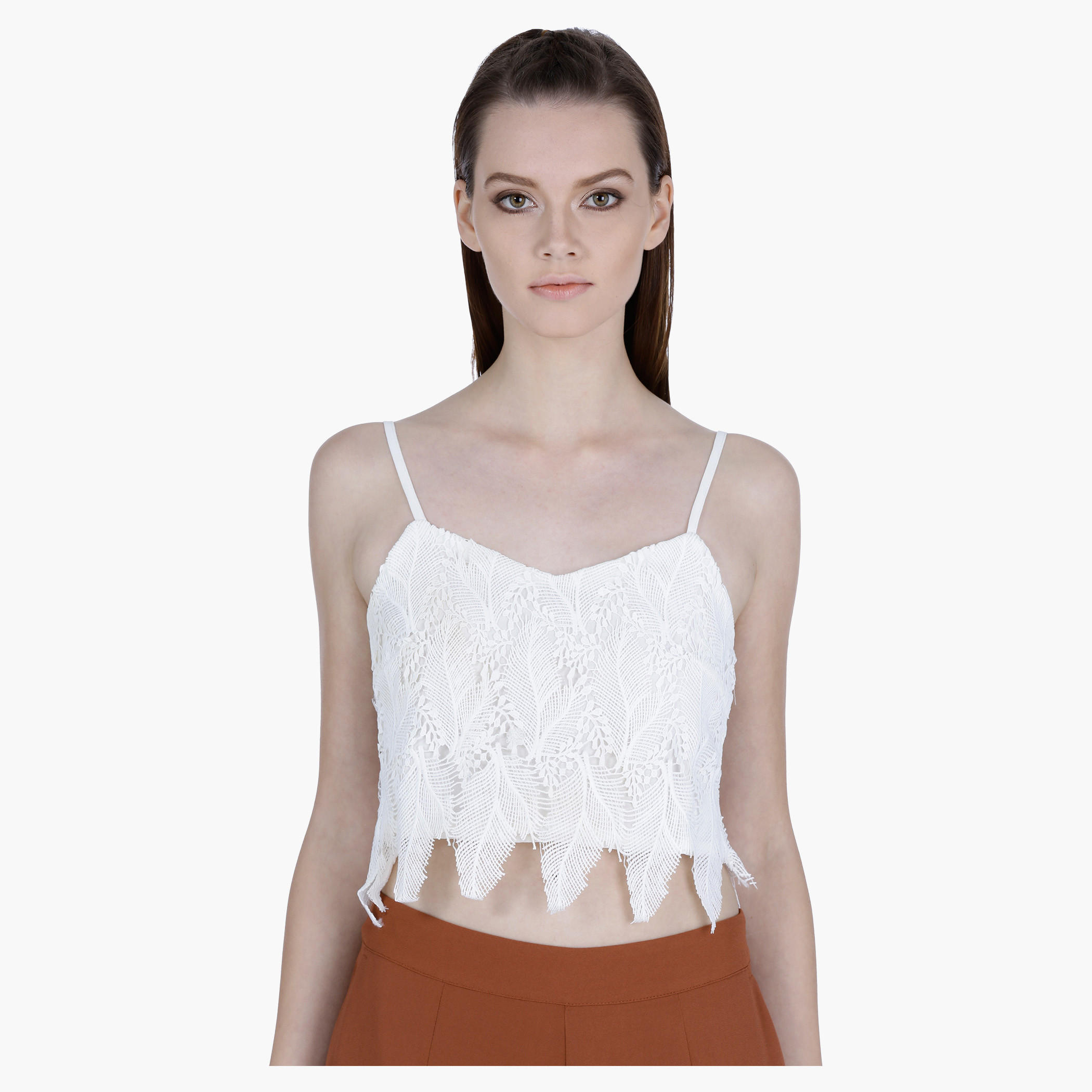 Embroidered Top with Spaghetti Straps-women-clothing-shirtsandblouses-blouses-image-1