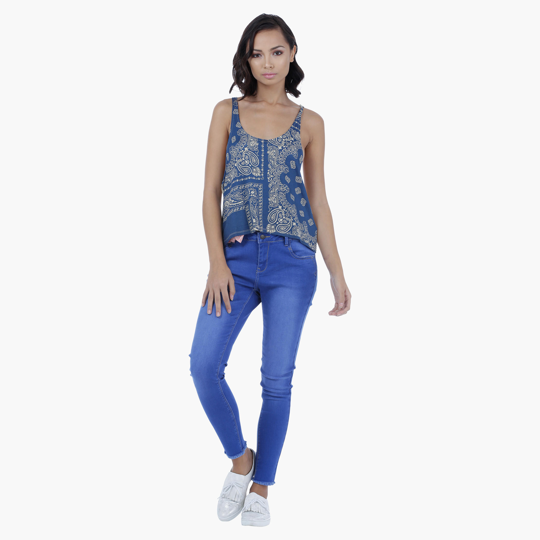 Rope Back Camisole Vest-women-clothing-tshirts-image-1