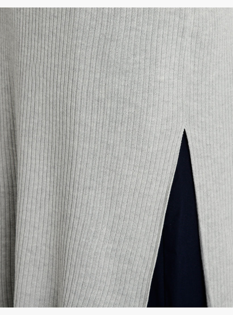 Ribbed Long Sweater with Side Slits-women-clothing-shirtsandblouses-blouses-image-4
