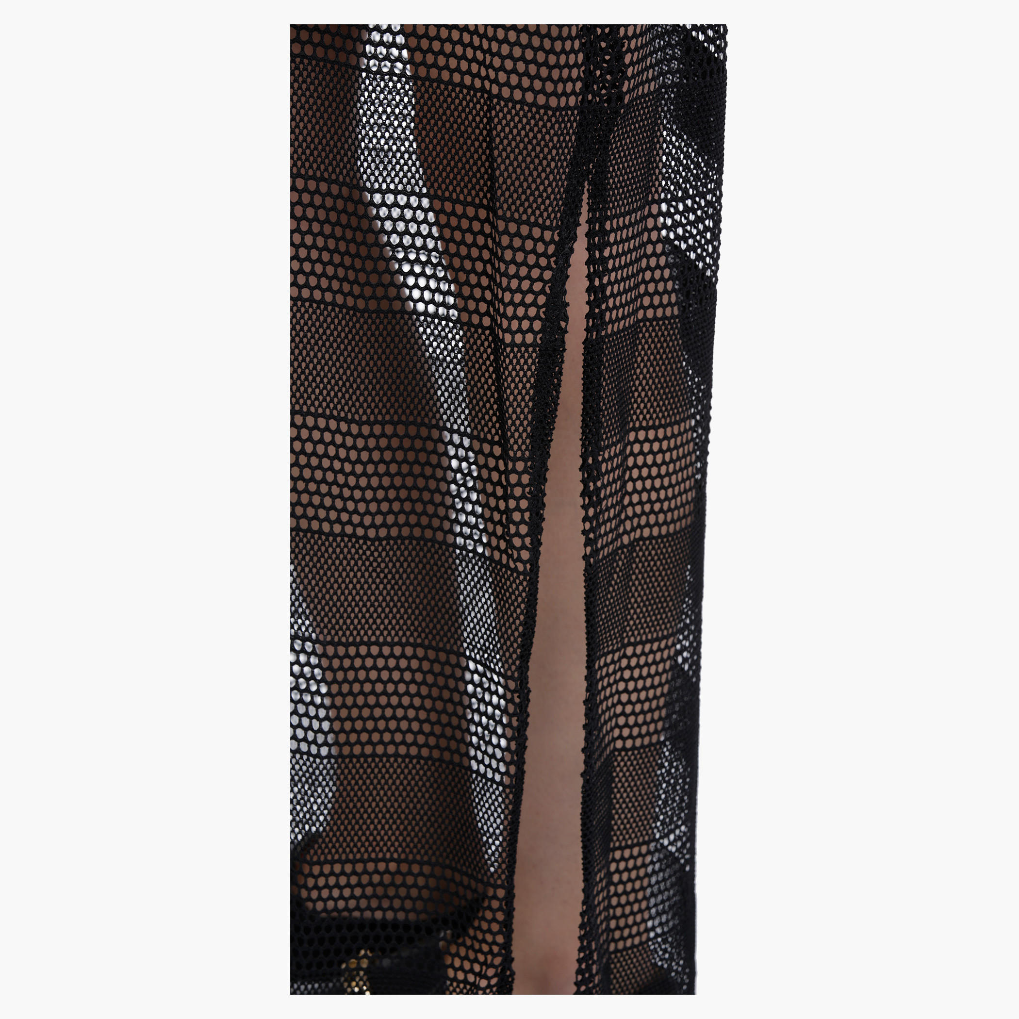 Mesh-detailed Maxi Dress in Regular Fit-women-clothing-dresses-image-4