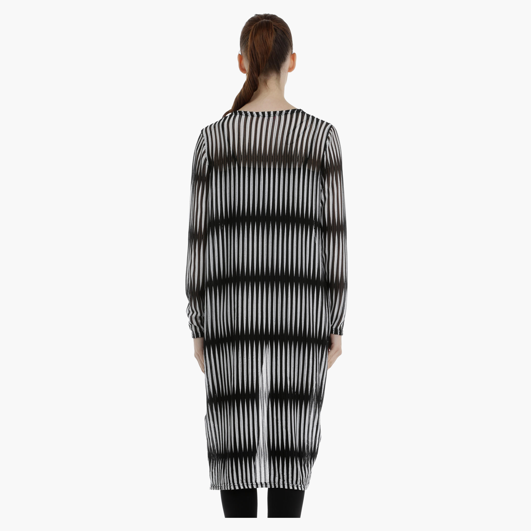 Striped Open Front Longline Shrug-women-clothing-shirtsandblouses-blouses-image-7