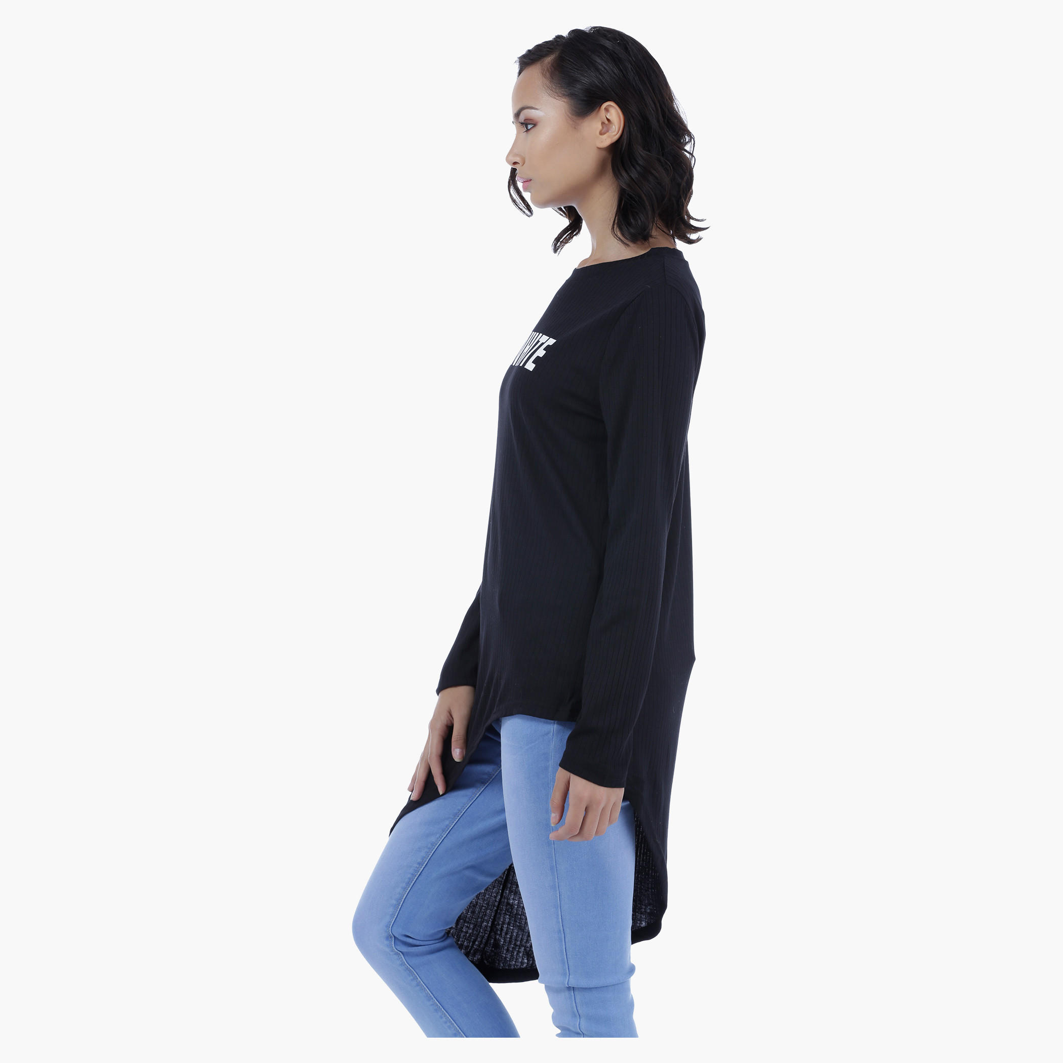 Asymmetrical Long Sleeves Tunic Top-women-clothing-tshirts-image-3