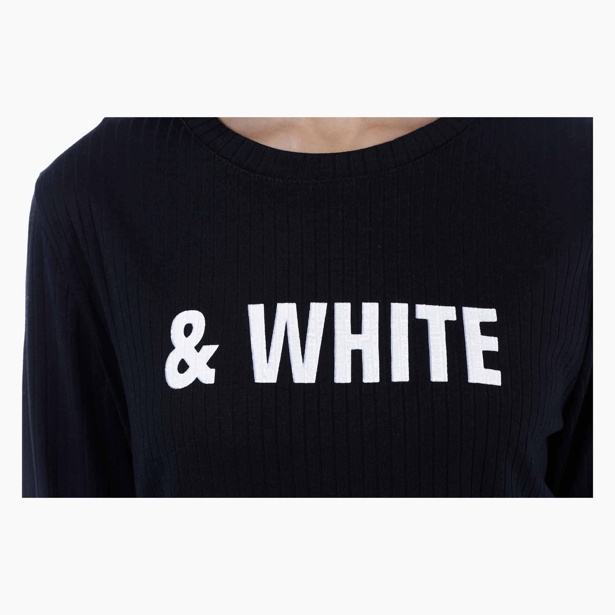 Asymmetrical Long Sleeves Tunic Top-women-clothing-tshirts-image-2