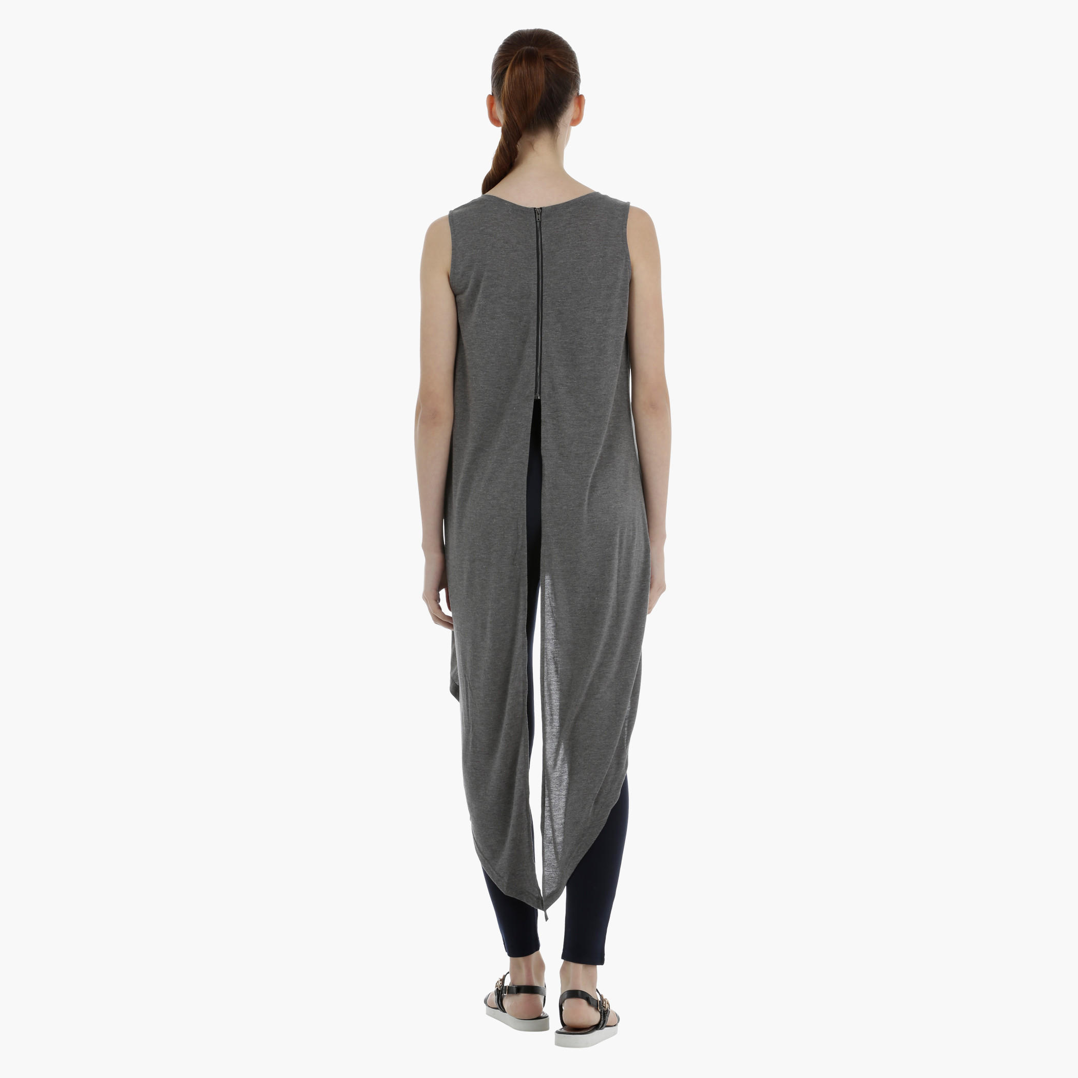 Sleeveless Top with Back Slit and Zip Closure-women-clothing-shirtsandblouses-blouses-image-8