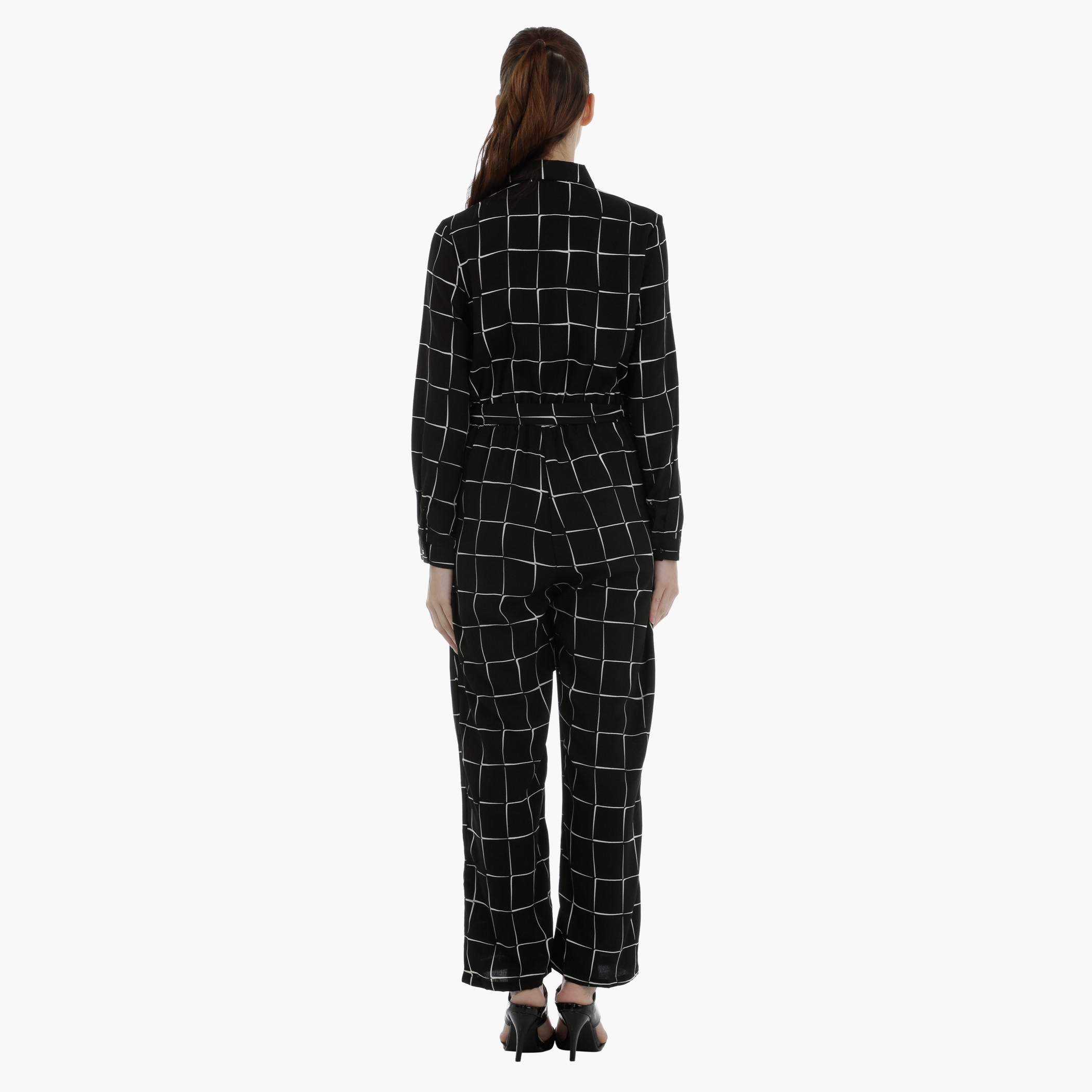 Full Length Chequered Jumpsuit-women-clothing-jumpsuits-image-3