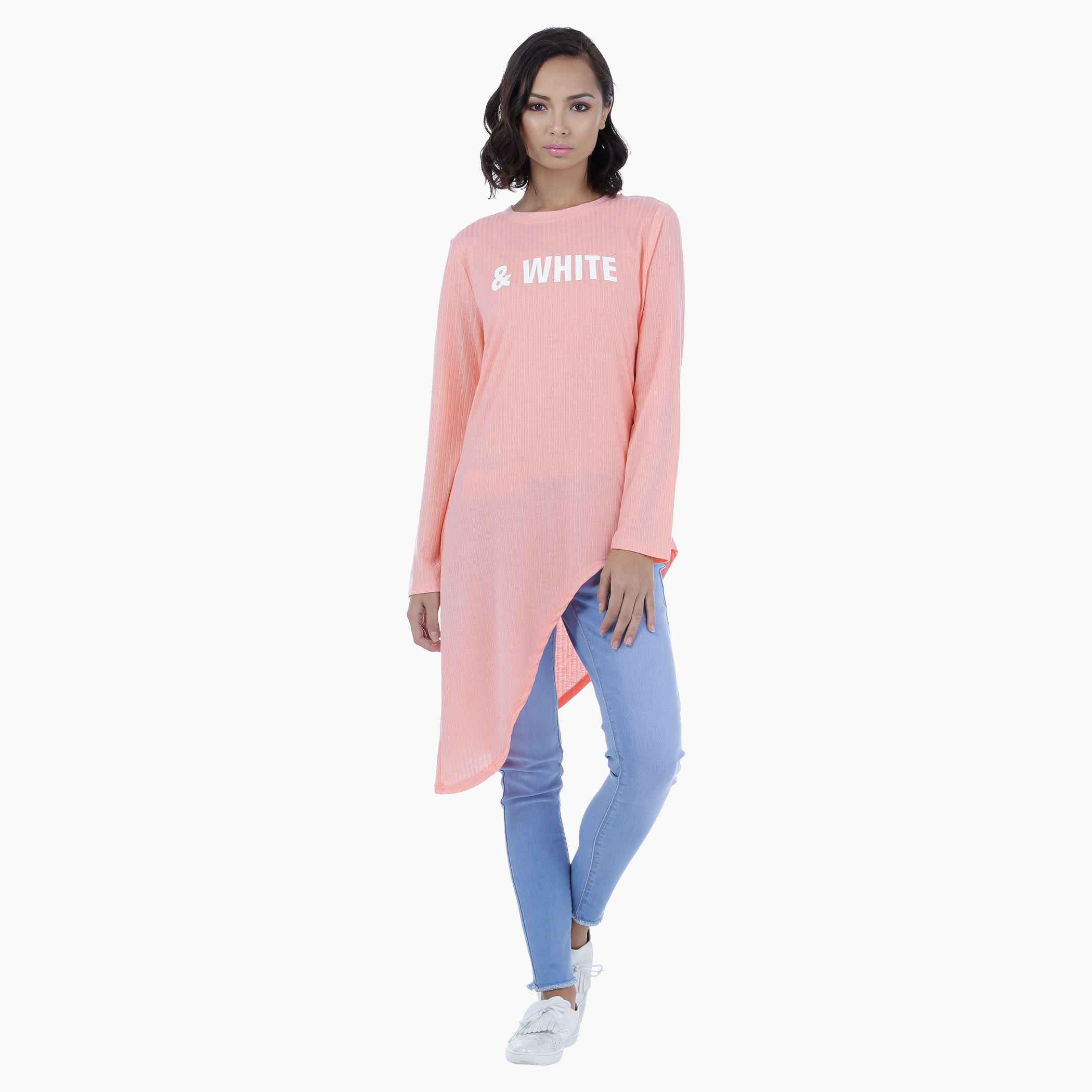 Asymmetrical Long Sleeves Tunic Top-women-clothing-tshirts-image-10