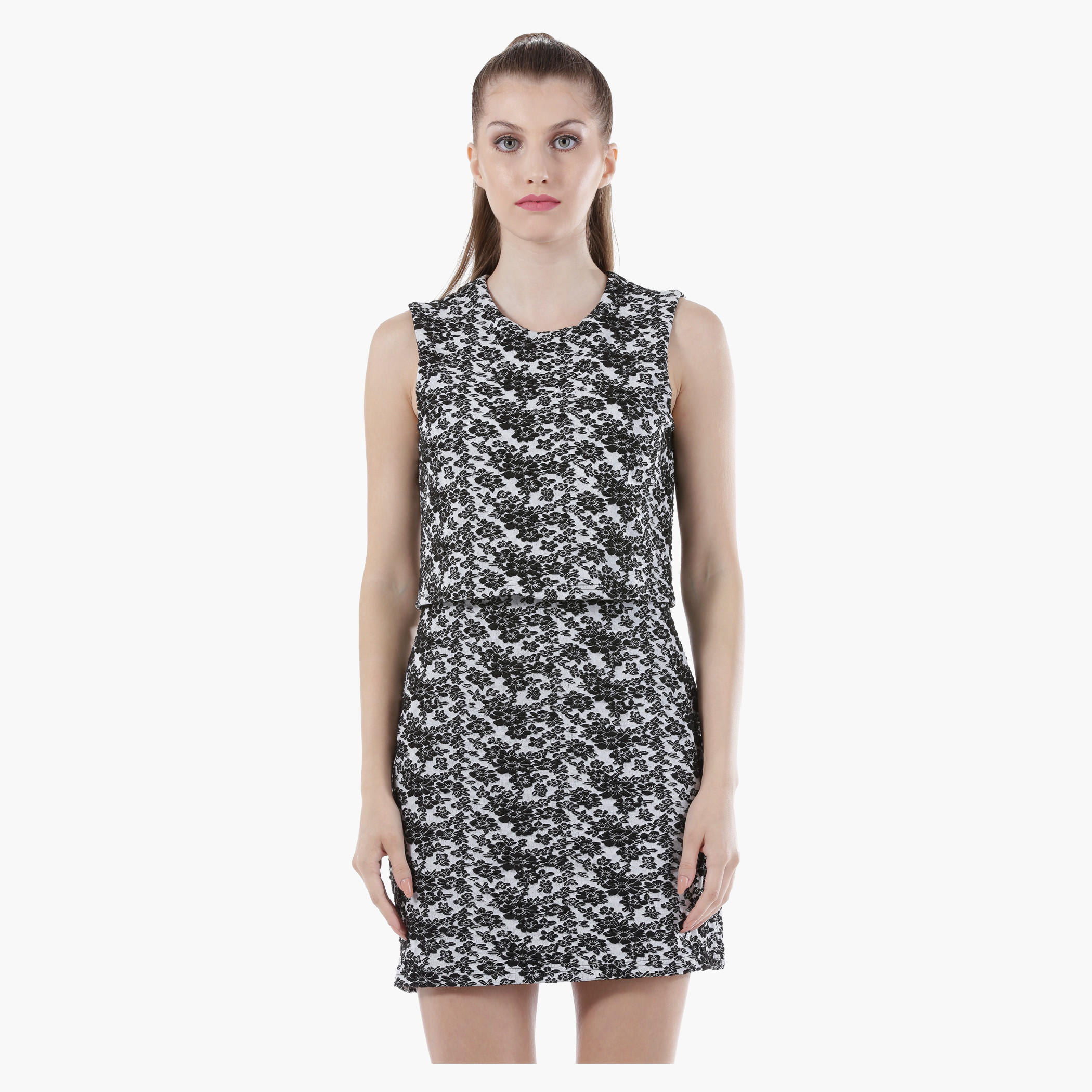 Layered Skater Dress in Regular Fit-women-clothing-dresses-image-4