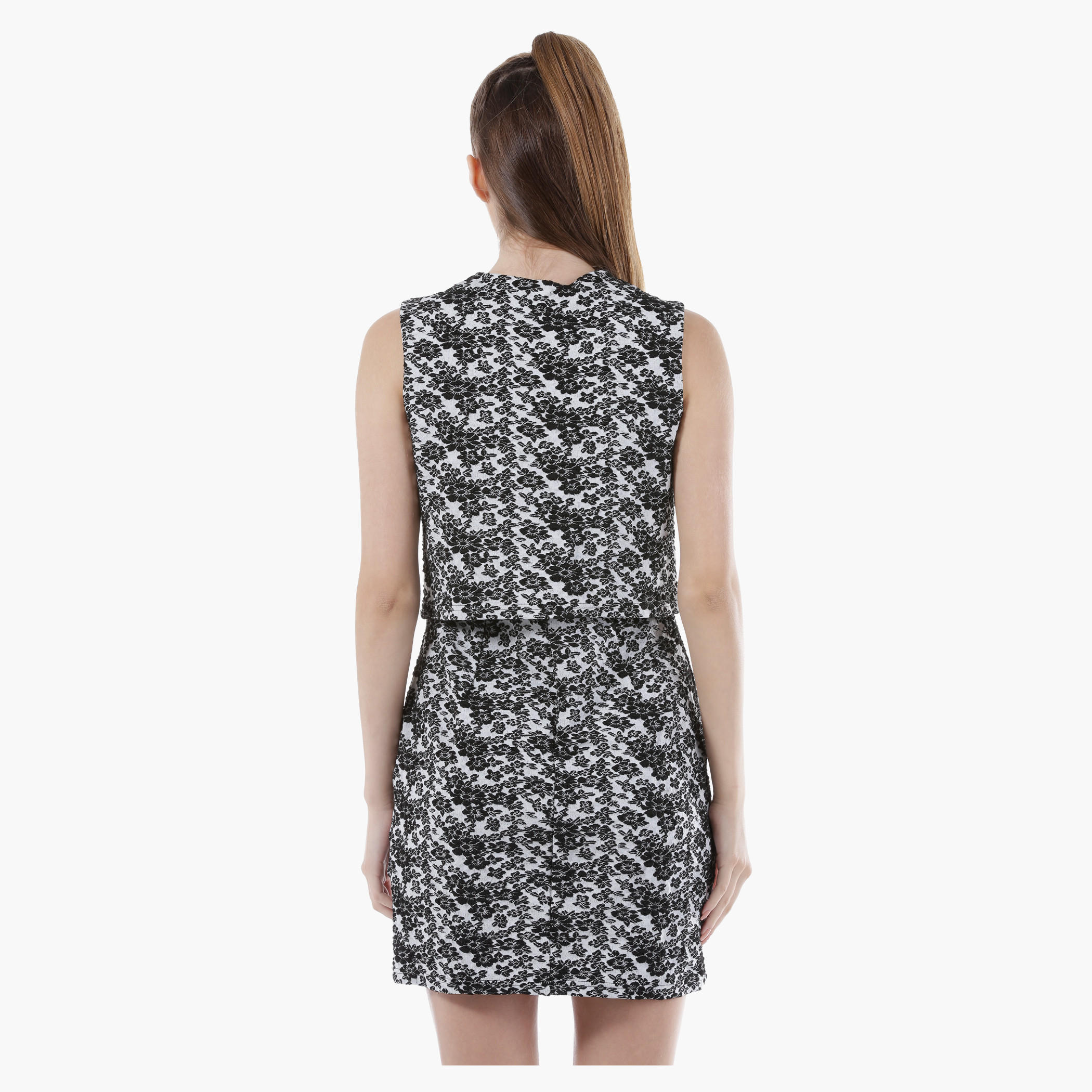 Layered Skater Dress in Regular Fit-women-clothing-dresses-image-3