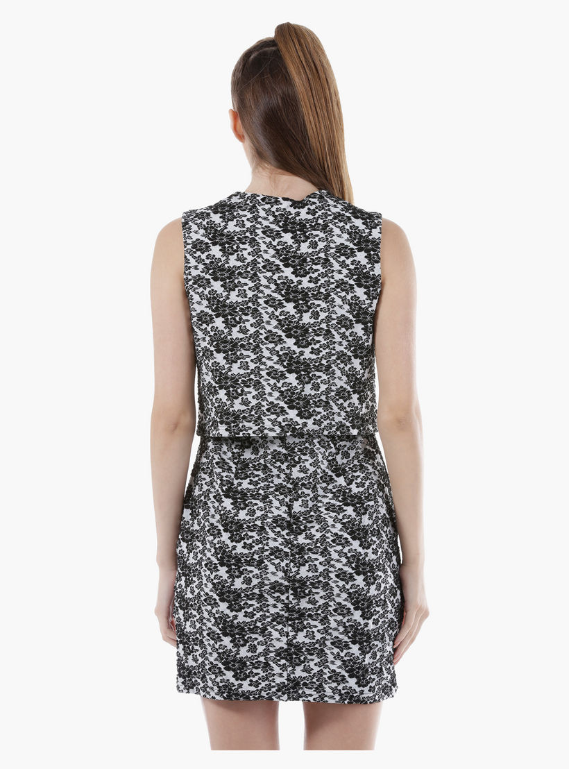 Layered Skater Dress in Regular Fit-women-clothing-dresses-image-3
