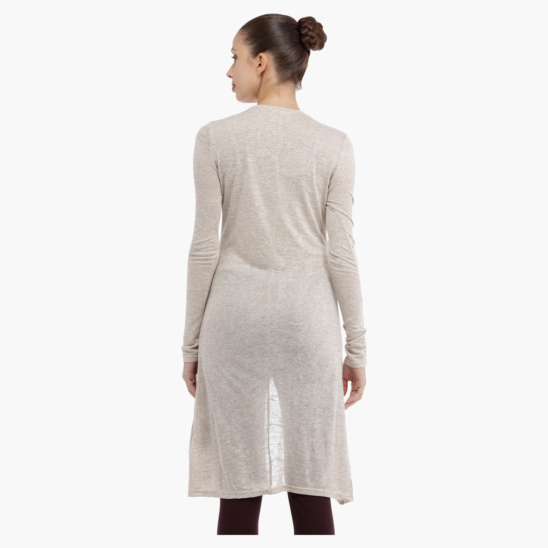 Long Sleeves Top with Front Slit-women-clothing-shirtsandblouses-blouses-image-4