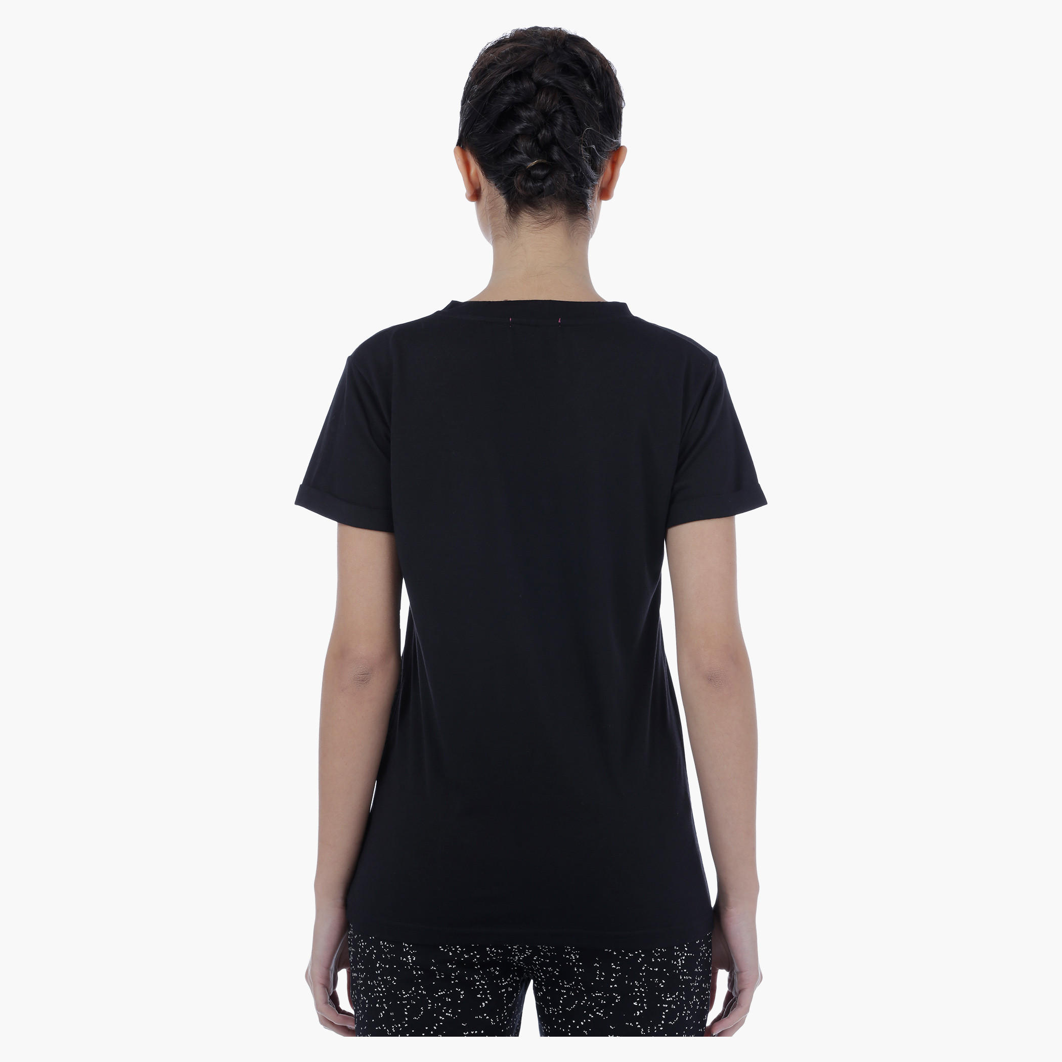 Printed T-Shirt with Short Sleeves-women-clothing-tshirts-image-2