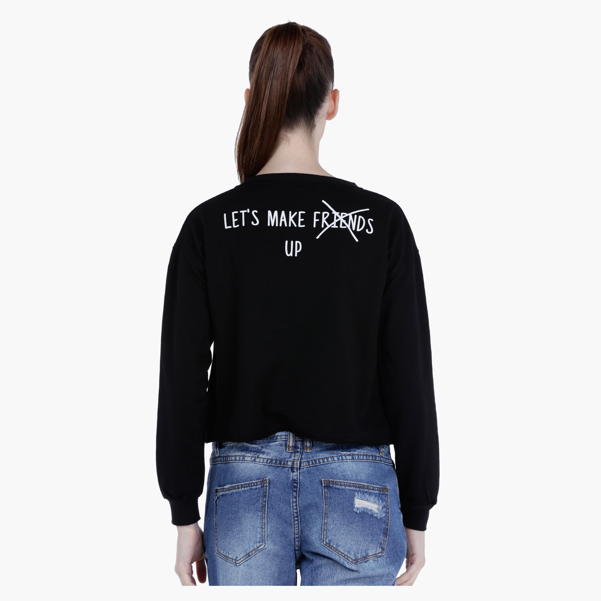 Sweater with Frayed Edge and Applique Accents-women-winterwear-hoodiesandsweatshirts-sweatshirts-image-2