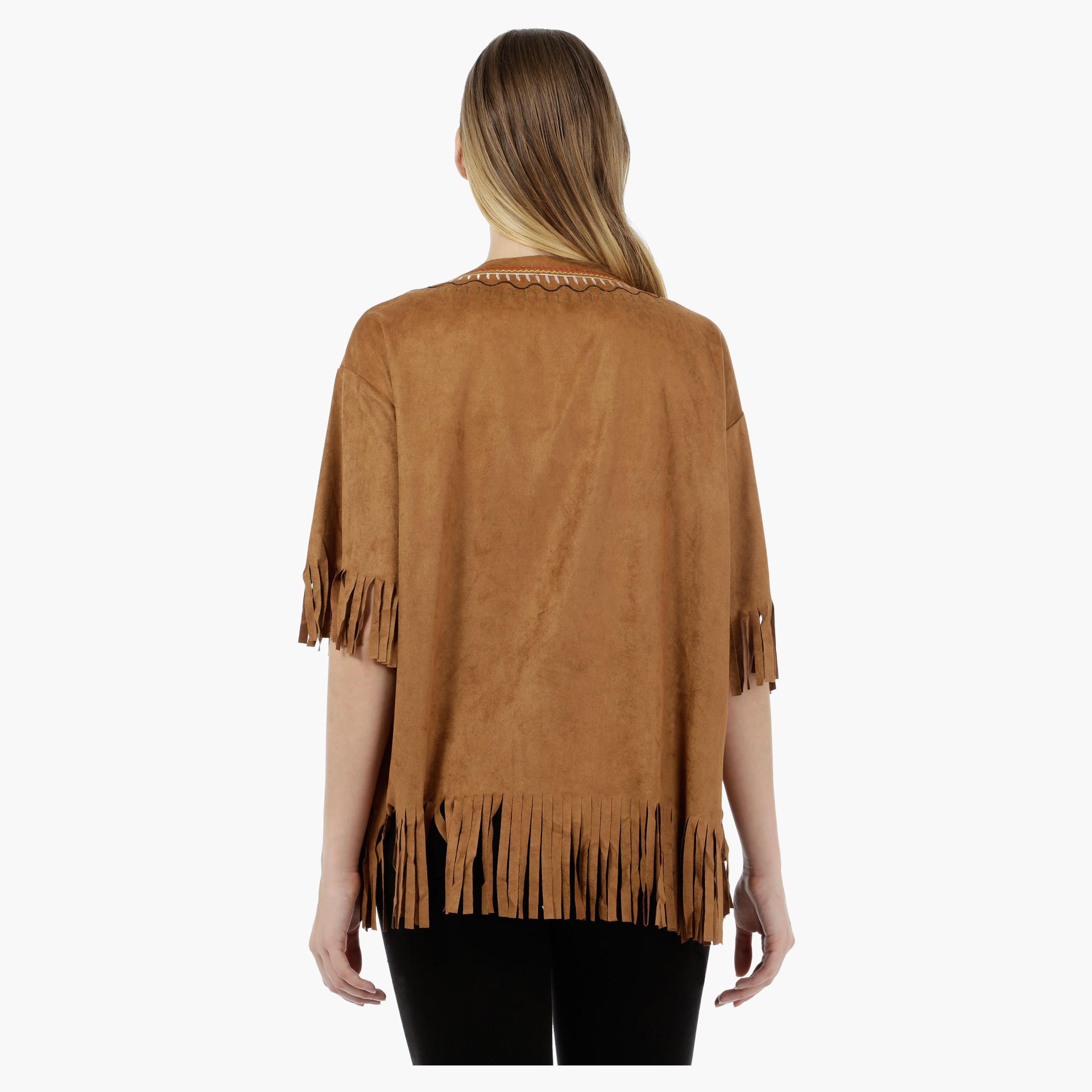 2Xtremz Suede Shrug with Tribal Embroidery and Tassels-women-clothing-shirtsandblouses-blouses-image-2