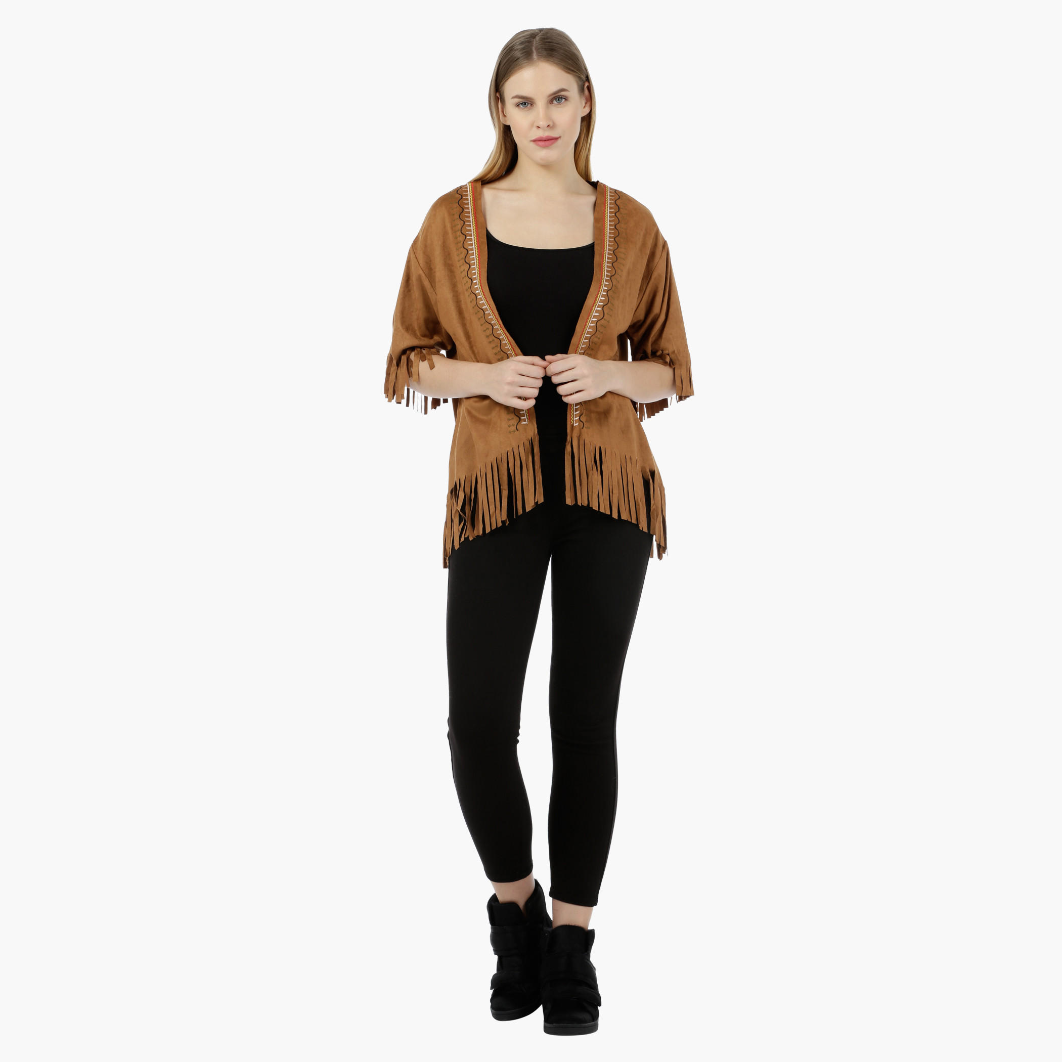 2Xtremz Suede Shrug with Tribal Embroidery and Tassels-women-clothing-shirtsandblouses-blouses-image-5