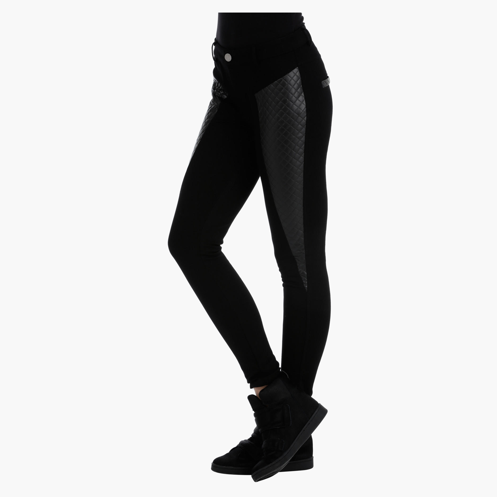 2Xtremz Leggings with PU Panels-women-clothing-bottoms-leggings-image-3