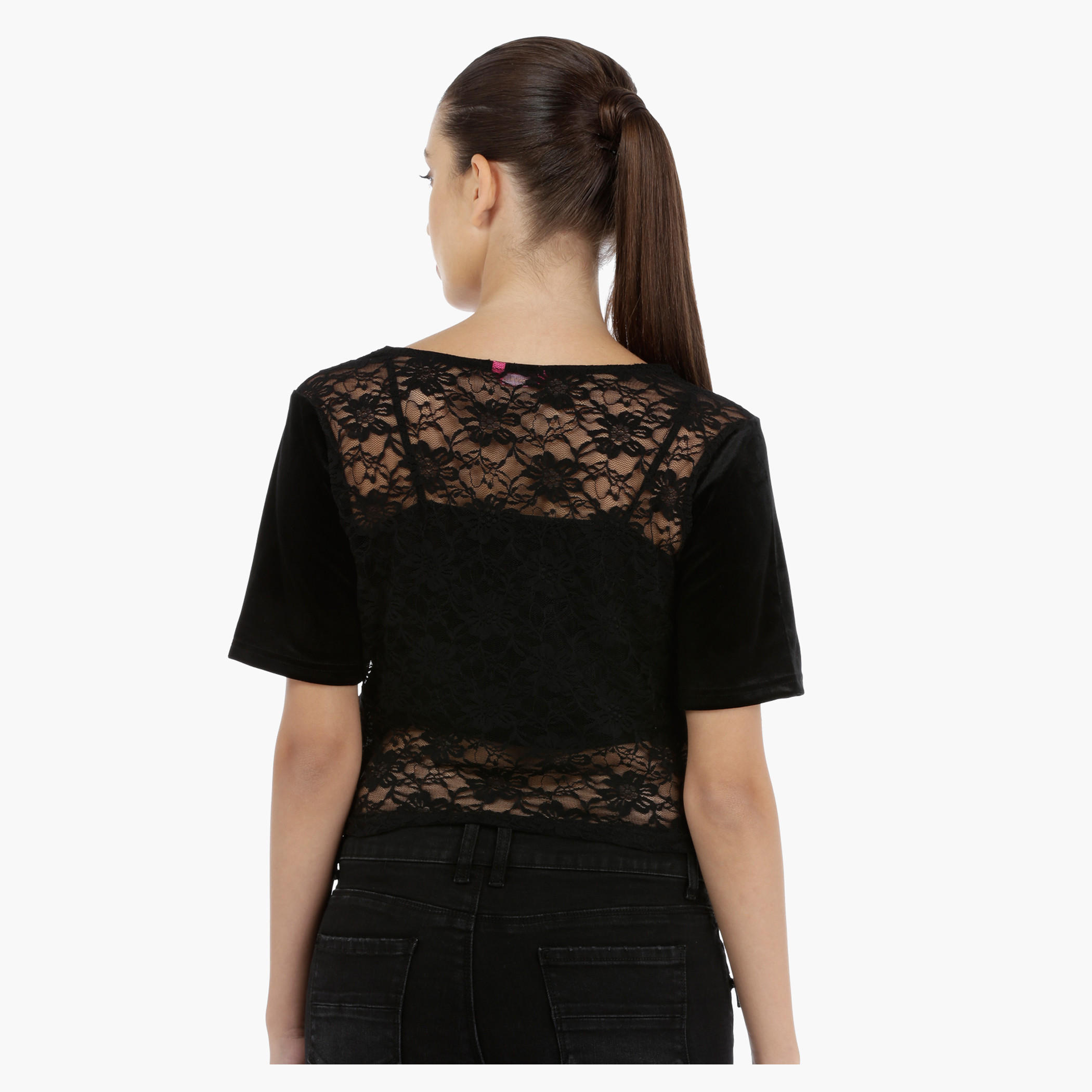 Velour Top with Lace Back-women-clothing-shirtsandblouses-blouses-image-2