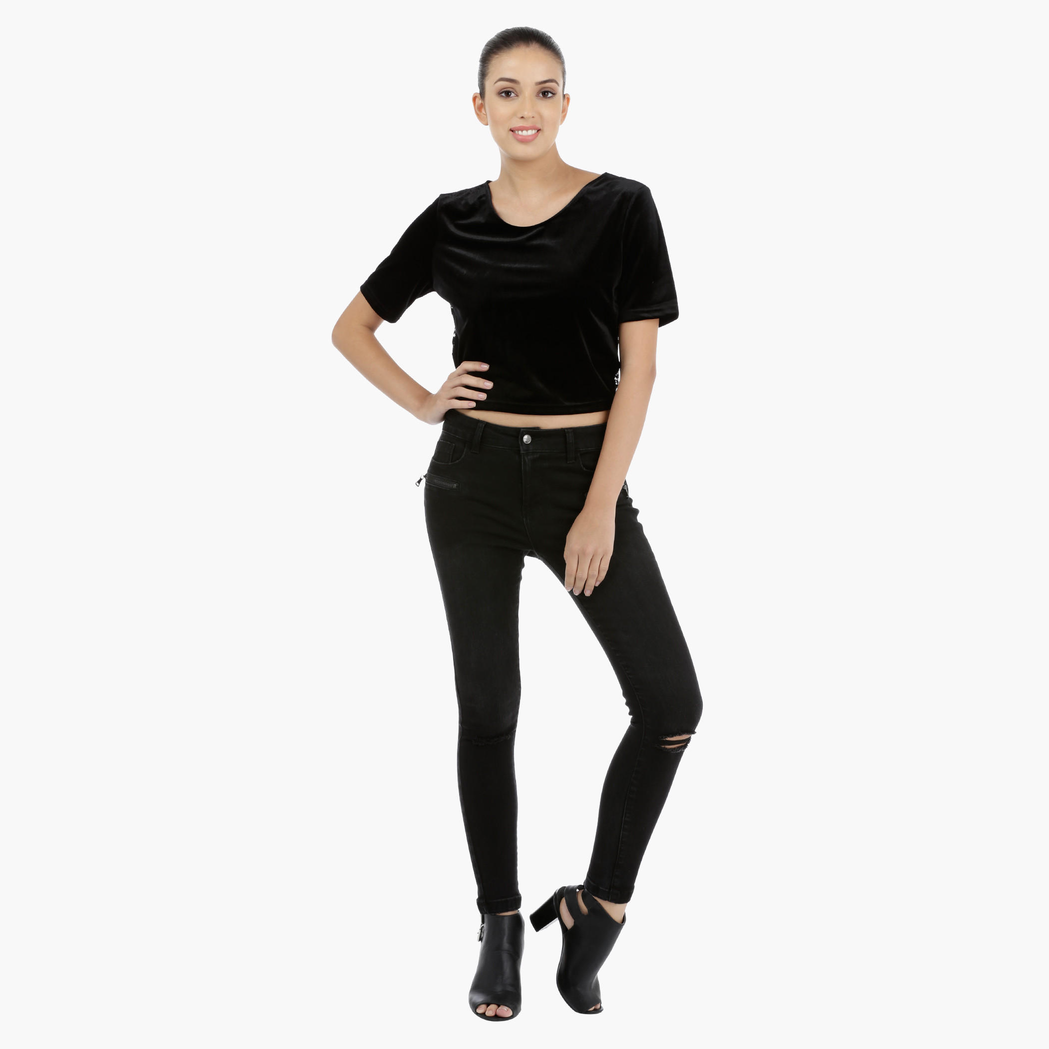 Velour Top with Lace Back-women-clothing-shirtsandblouses-blouses-image-5