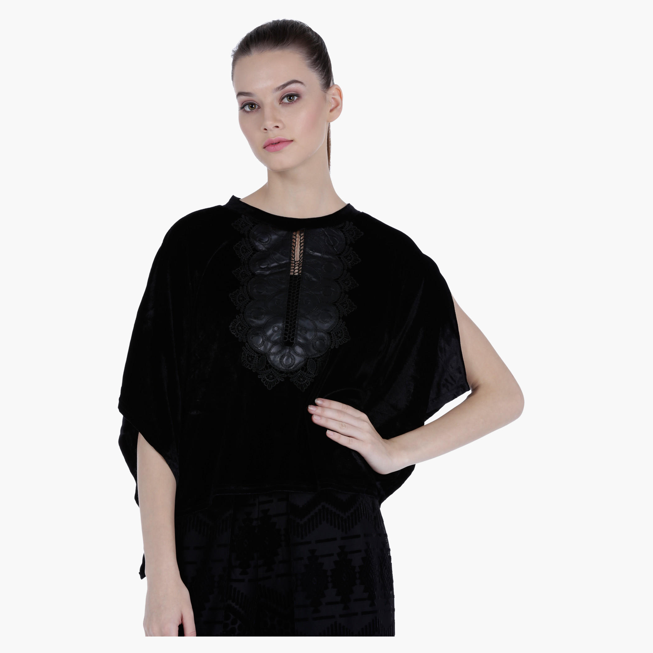 Batwinged Cape Top in Regular Fit-women-clothing-shirtsandblouses-blouses-image-5