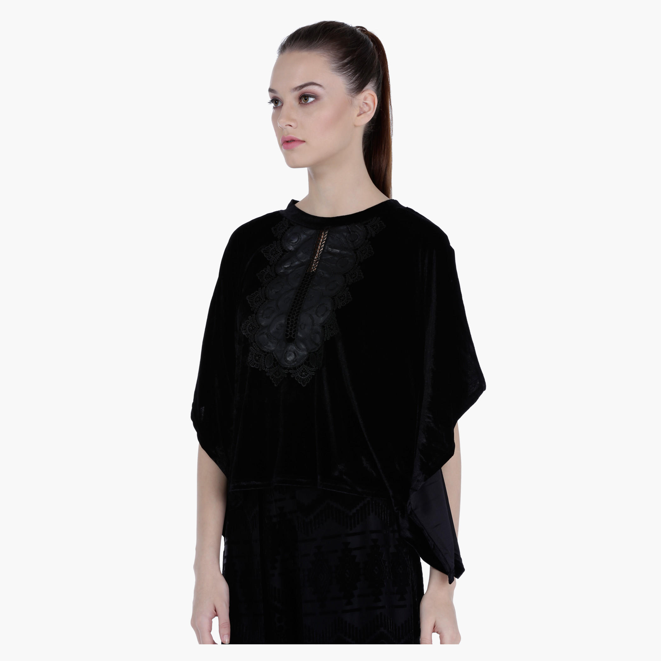 Batwinged Cape Top in Regular Fit-women-clothing-shirtsandblouses-blouses-image-3