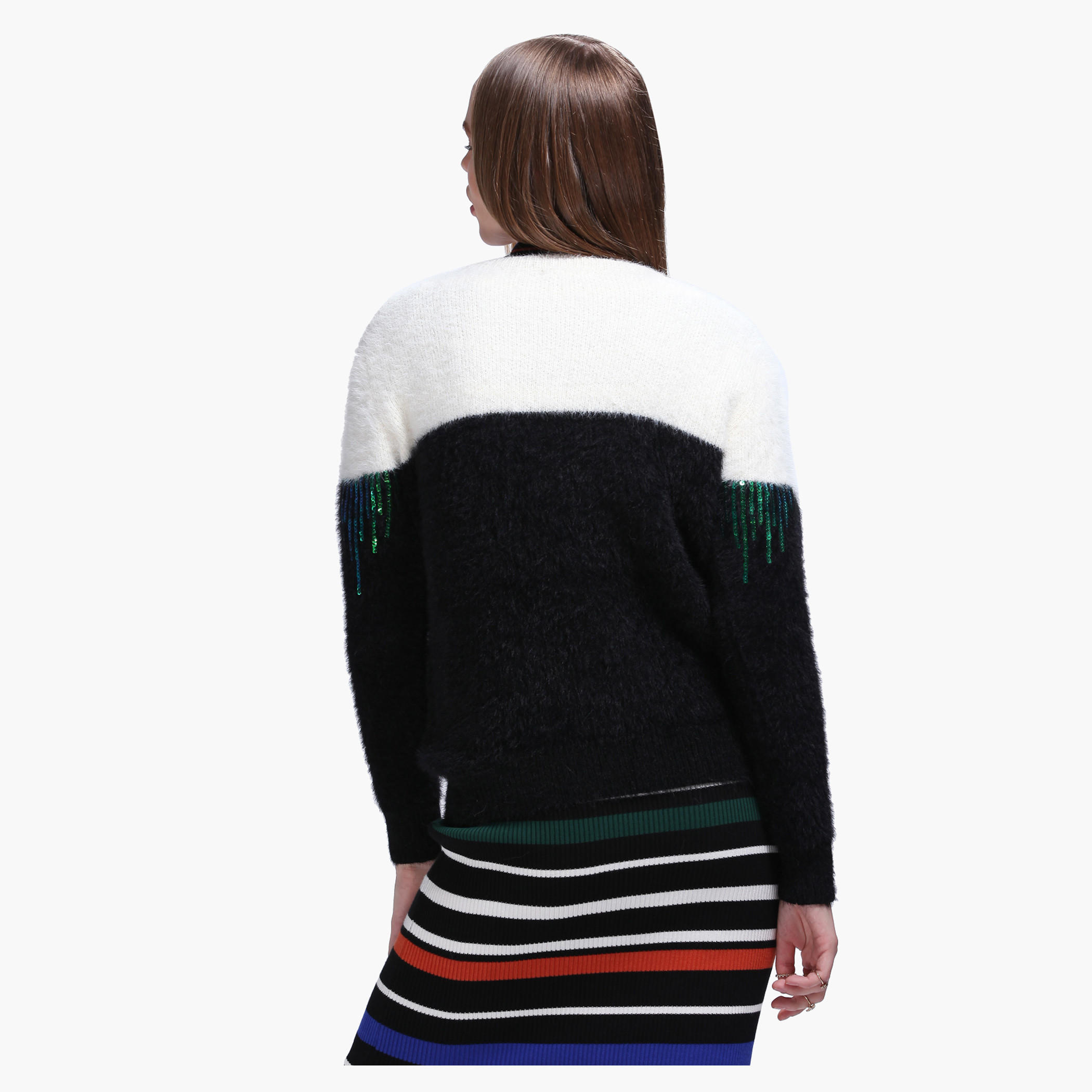 Sequin Sweater with Long Sleeves-women-clothing-cardigansandjumpers-jumpers-image-2