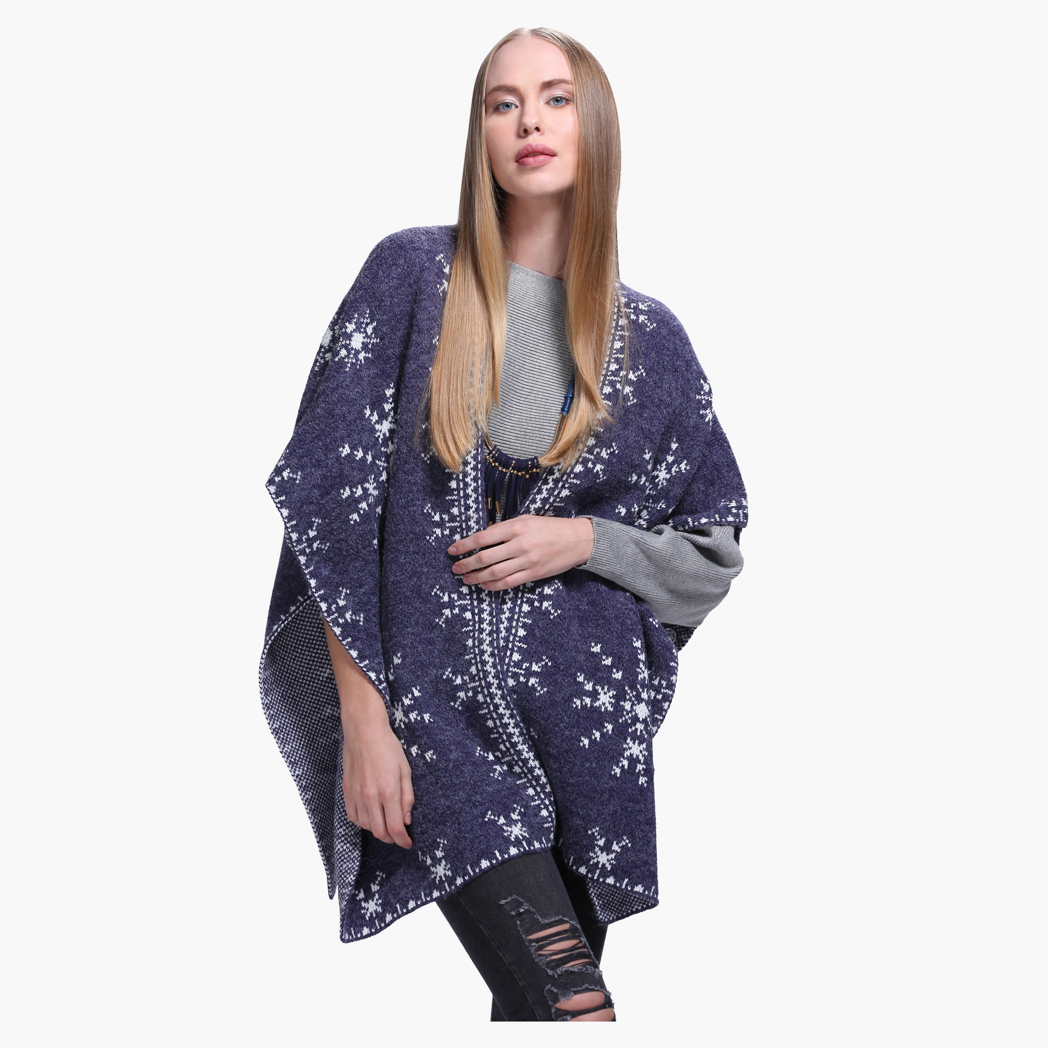 Batwing Sleeves Kimono with Open Front-women-clothing-cardigansandjumpers-jumpers-image-1