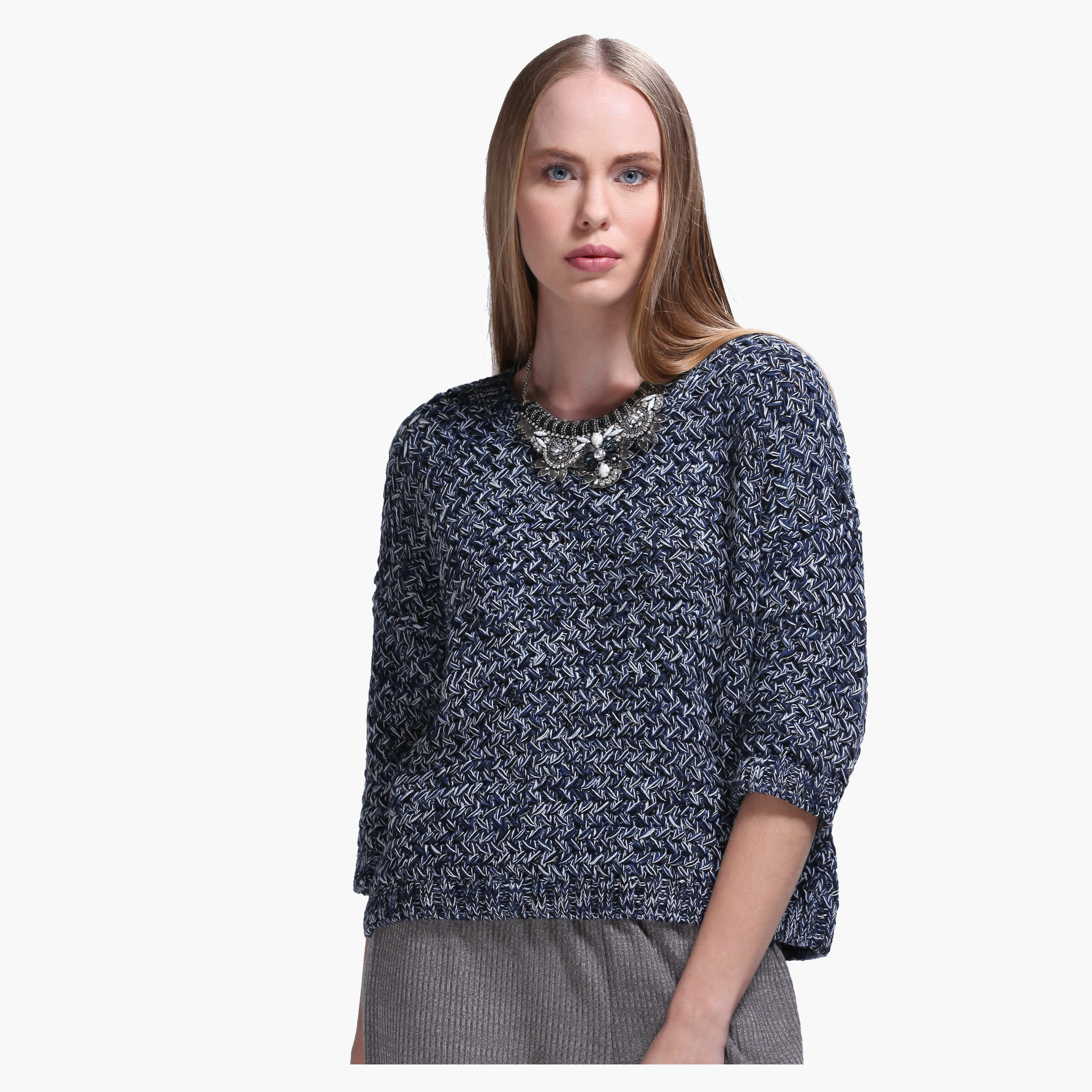 Knitted Sweater with Back Slit-women-clothing-cardigansandjumpers-jumpers-image-5