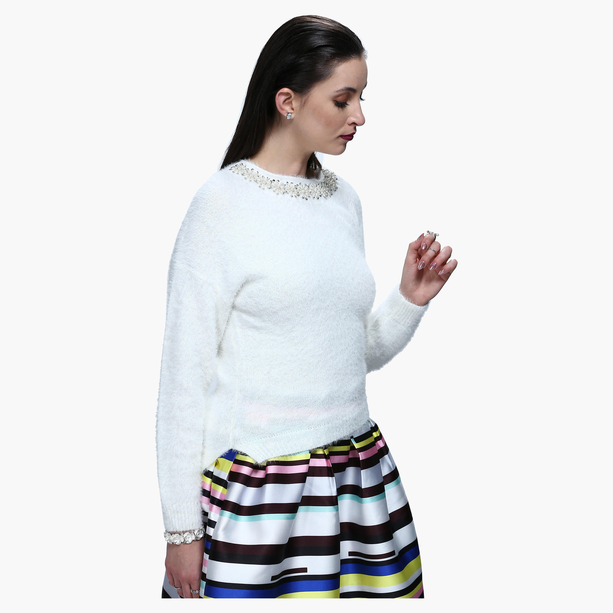 Embellished Round Neck Sweater-women-clothing-cardigansandjumpers-jumpers-image-3