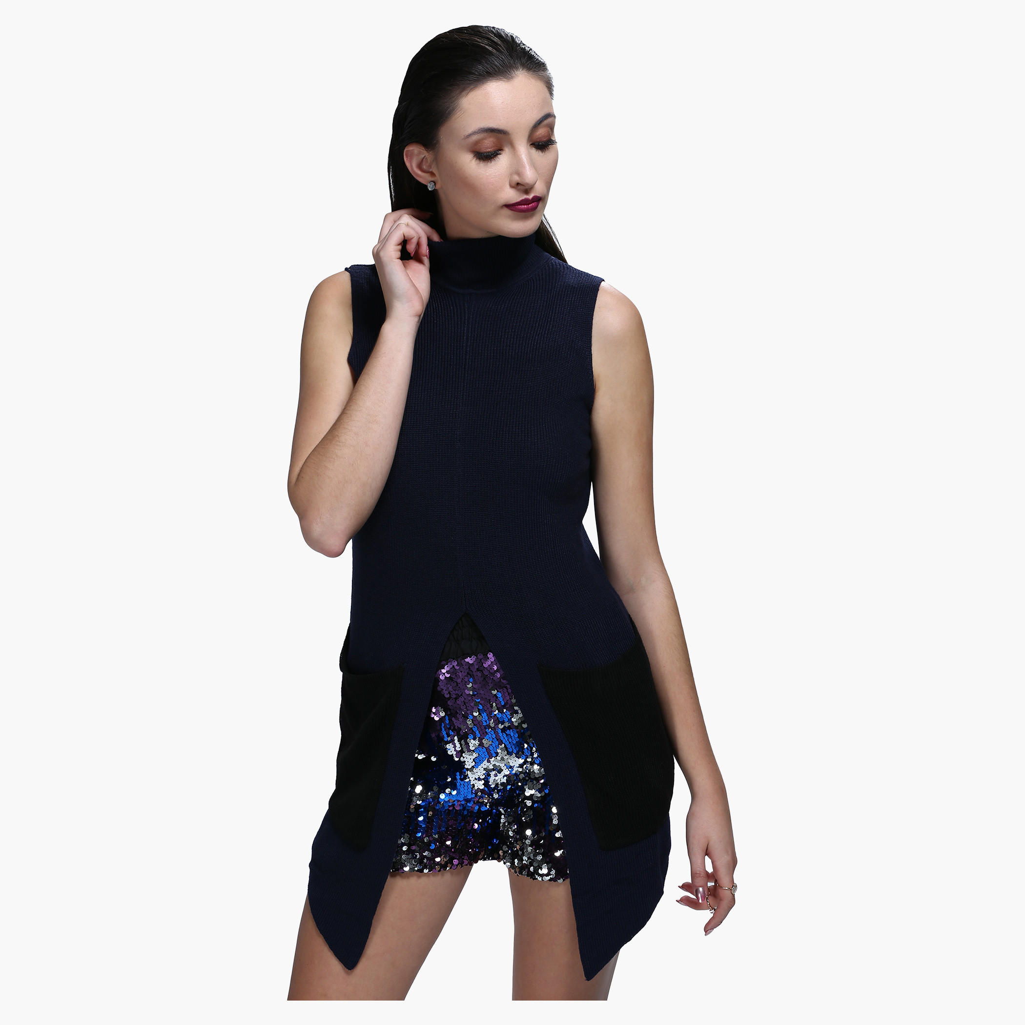 Longline Sweater with Front Slit-women-clothing-cardigansandjumpers-jumpers-image-1