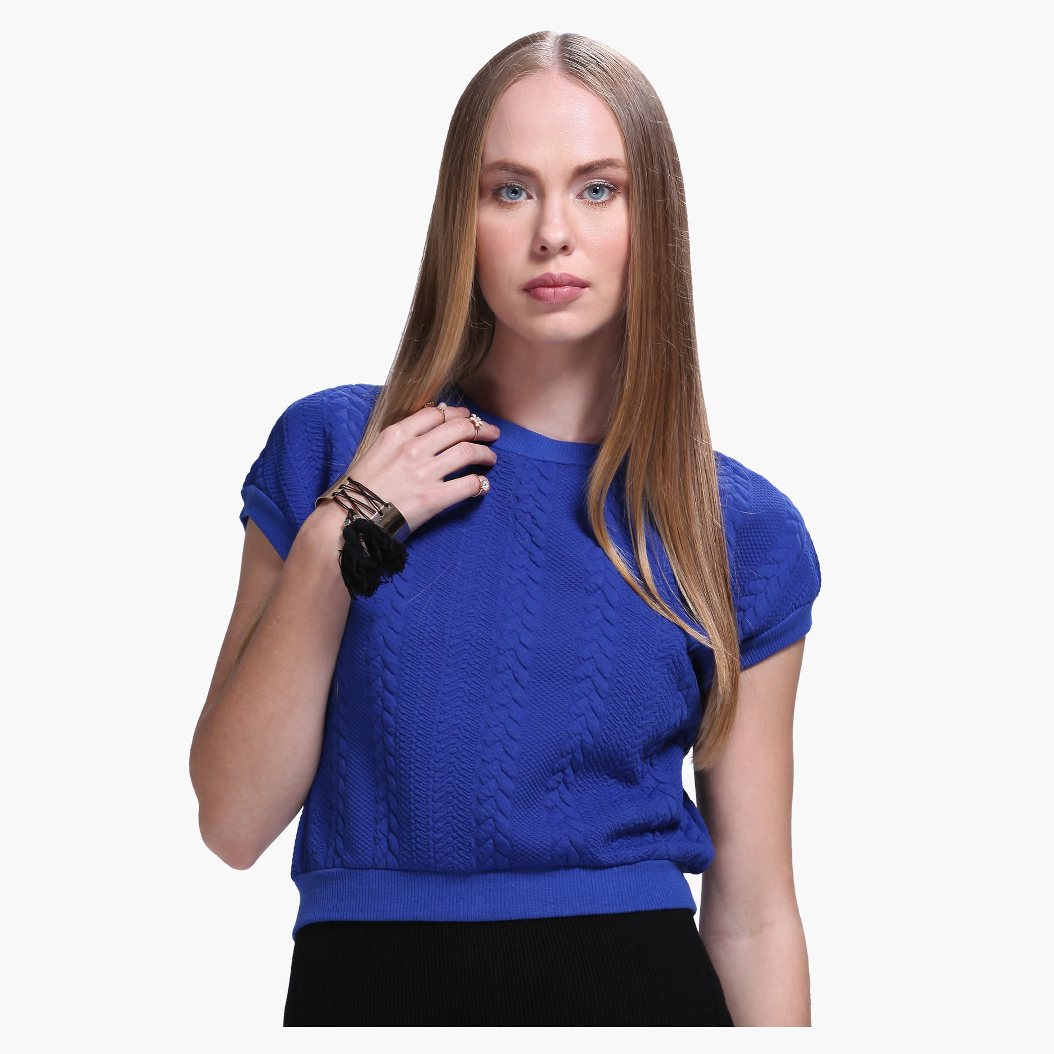 Knitted Sleeveless Shell Top-women-clothing-shirtsandblouses-blouses-image-1