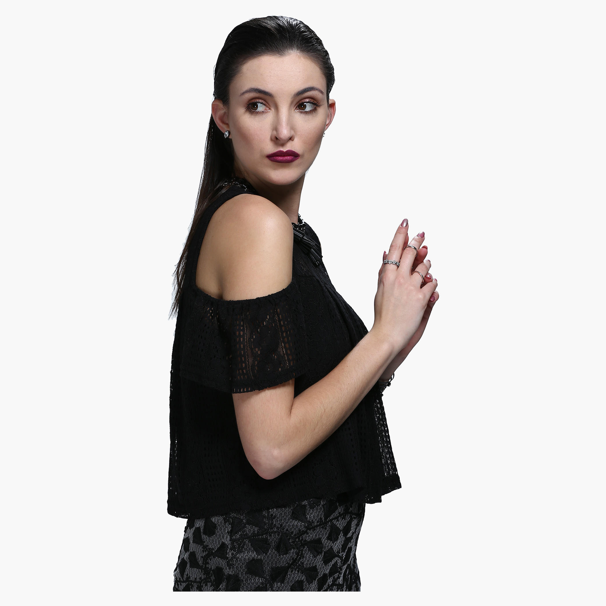 Cold Shoulder Lace Top-women-clothing-shirtsandblouses-blouses-image-3