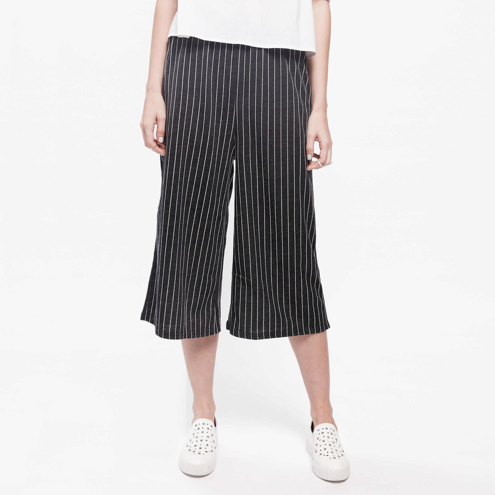 Striped Culottes-women-clothing-bottoms-trousers-image-1