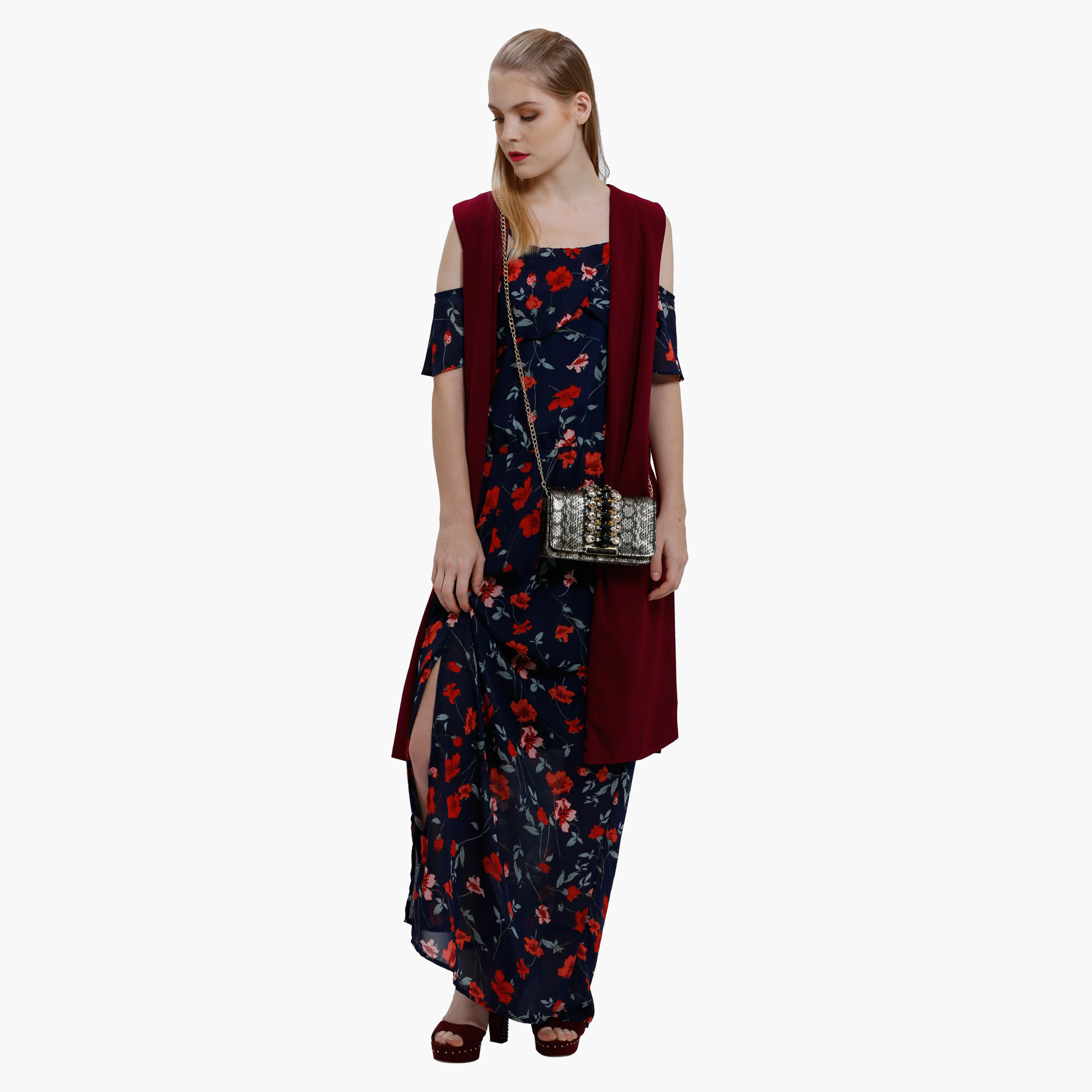 Sleeveless Longline Jacket with Open Front-women-winterwear-cardigansandjumpers-cardigans-image-5
