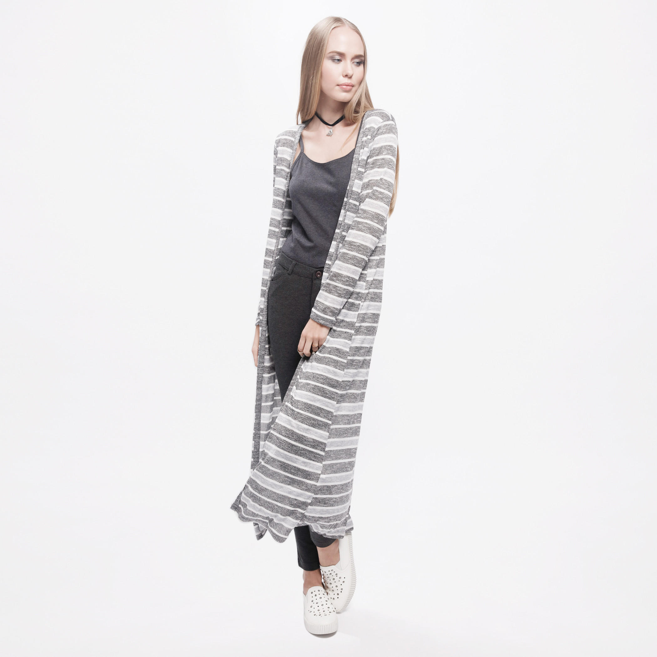 Striped Cardigan with Long Sleeves and Open Front-women-winterwear-cardigansandjumpers-cardigans-image-5