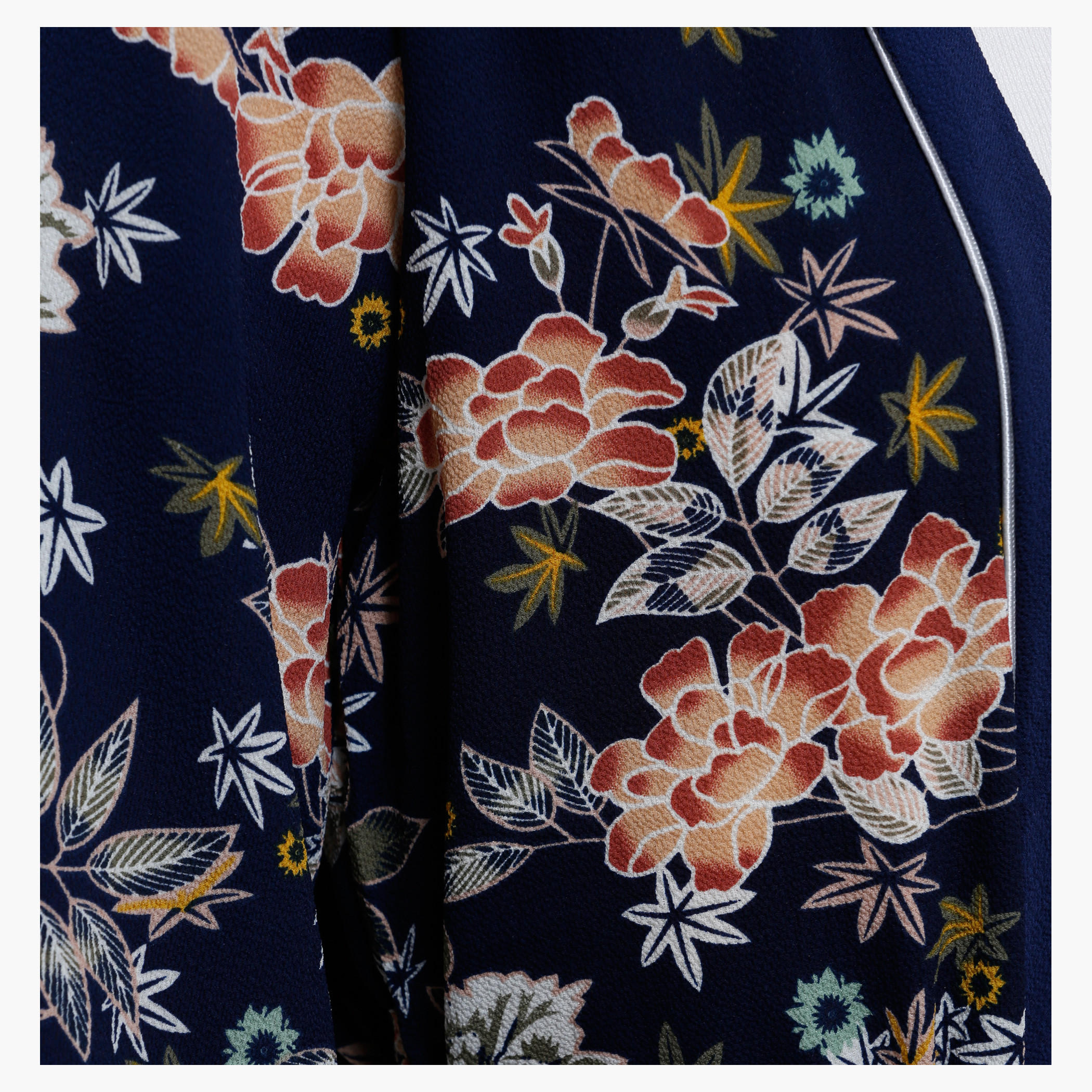 Printed Longline Jacket with Long Sleeves-women-winterwear-cardigansandjumpers-cardigans-image-4
