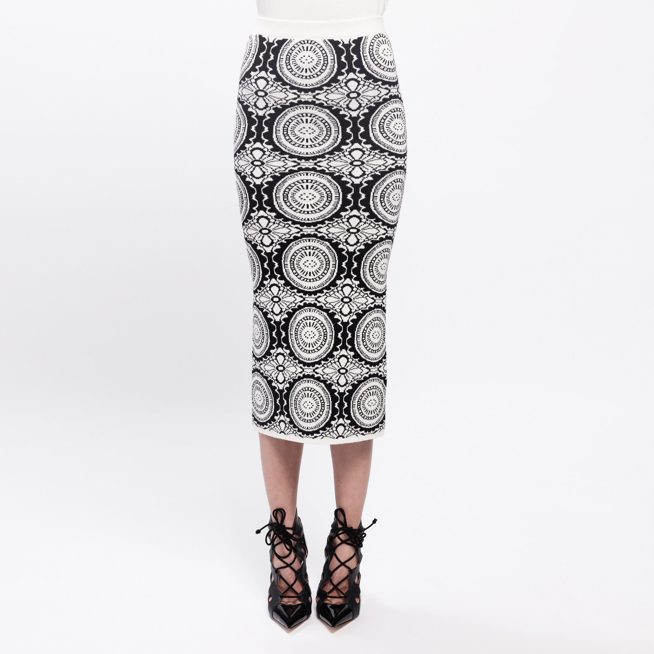 Printed Skirt with Back Slit-women-clothing-bottoms-skirts-image-1