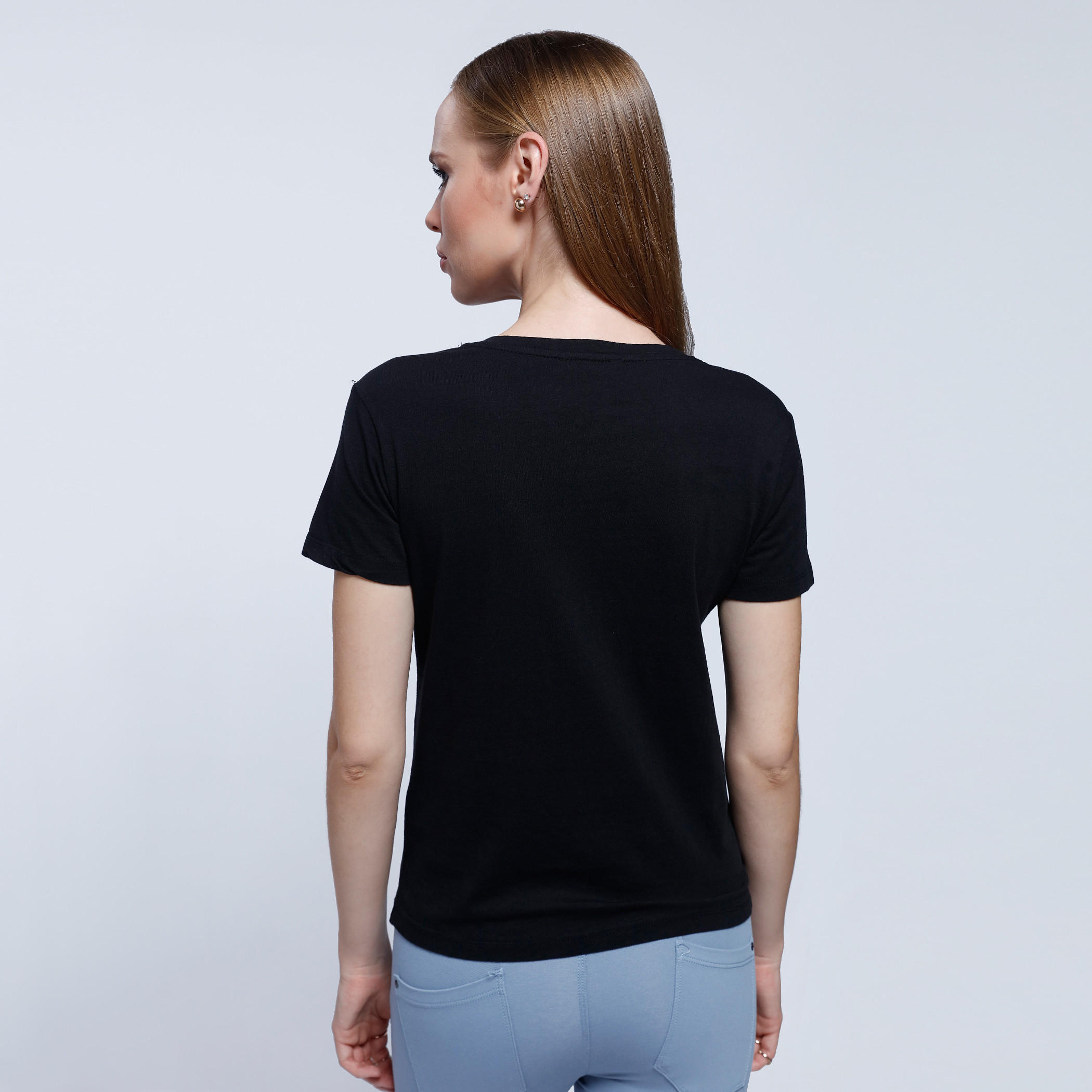 2Xtremz Printed T-Shirt with Round Neck and Short Sleeves-women-clothing-tshirts-image-2