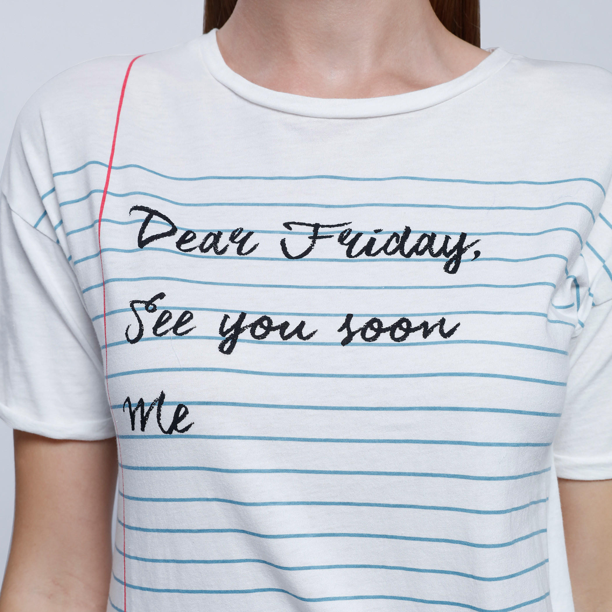 2Xtremz Printed T-Shirt with Round Neck and Short Sleeves-women-clothing-tshirts-image-2