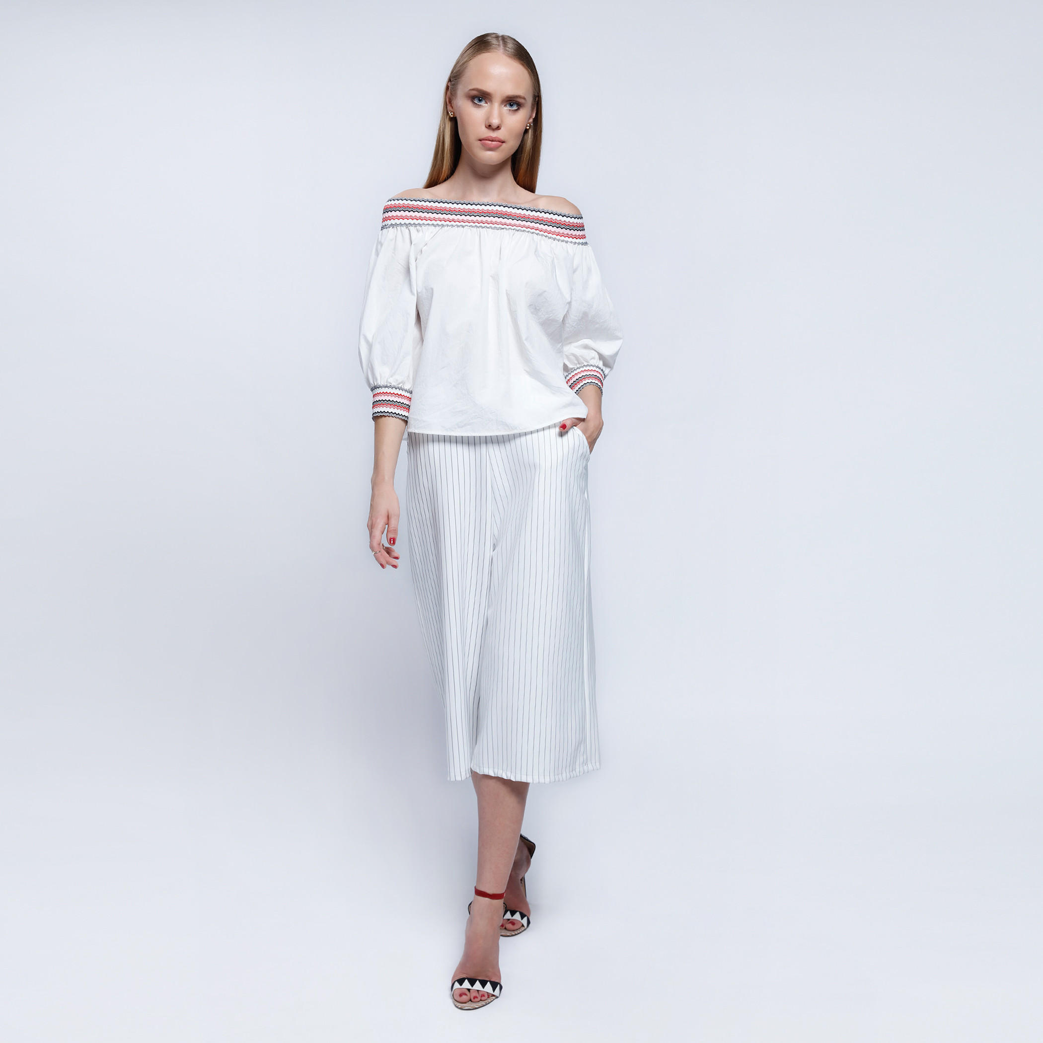 2Xtremz Striped Palazzo Pants with Elasticised Waistband-women-clothing-bottoms-trousers-image-5