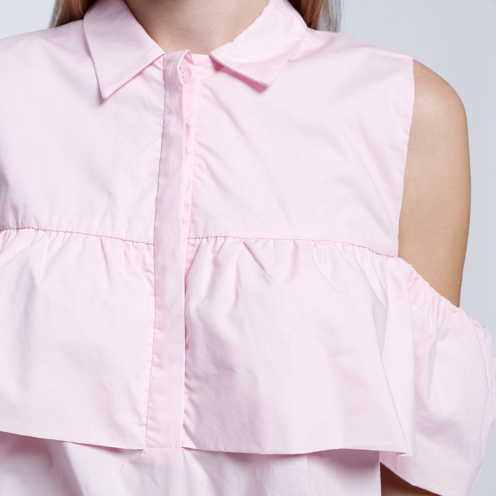2Xtremz Cold Shoulder Shirt with Ruffle Pattern-women-clothing-shirtsandblouses-blouses-image-2