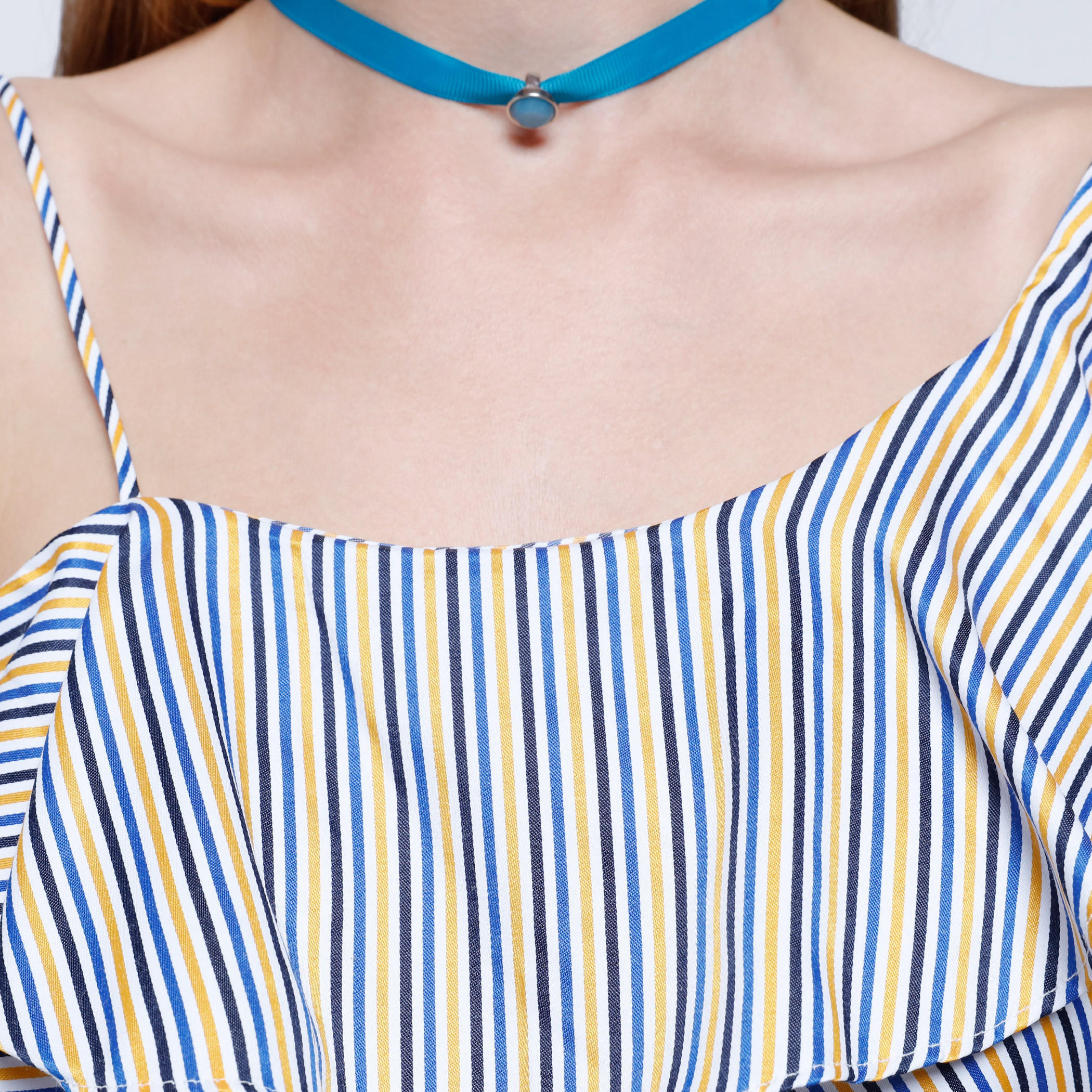 2Xtremz Striped One Shoulder Top with Ruffle Pattern-women-clothing-shirtsandblouses-blouses-image-2