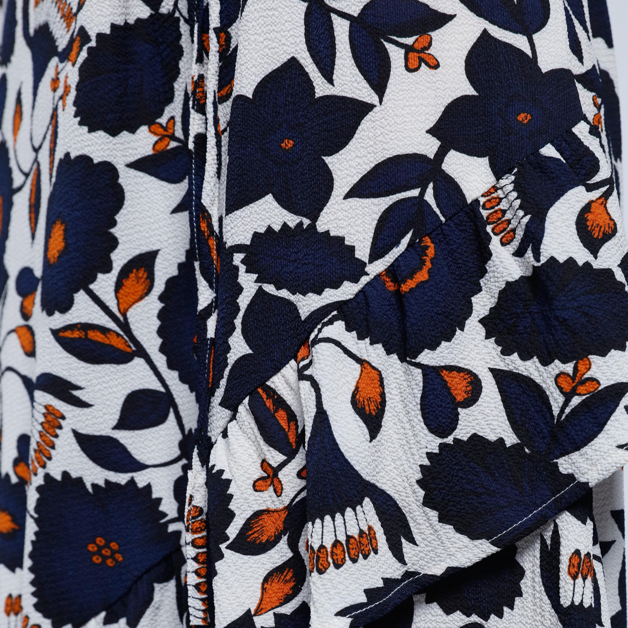 2Xtremz Floral Print Long Dress with 3/4 Sleeves-women-clothing-dresses-image-4