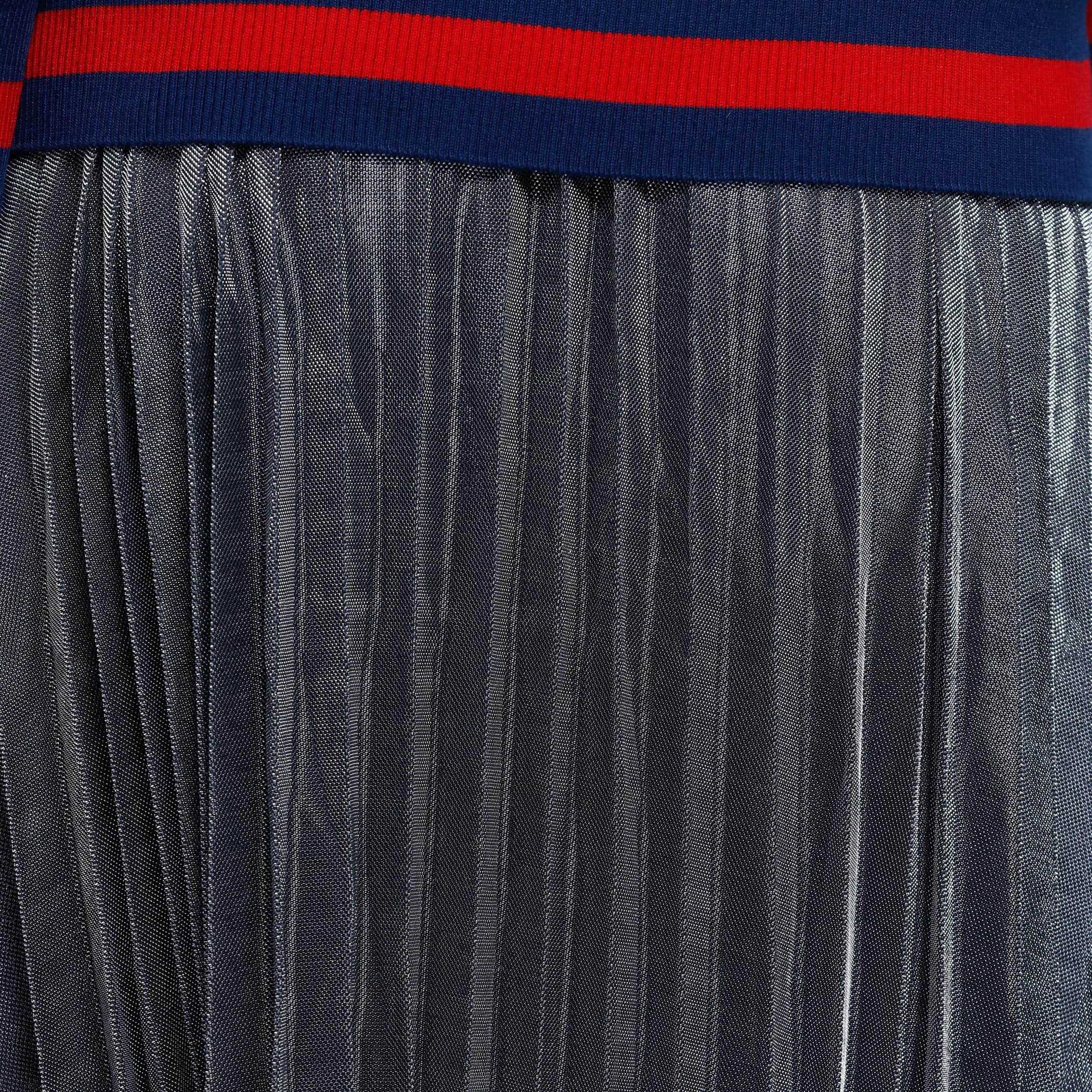 Shiny Lurex Pleated Skirt-women-clothing-bottoms-skirts-image-2