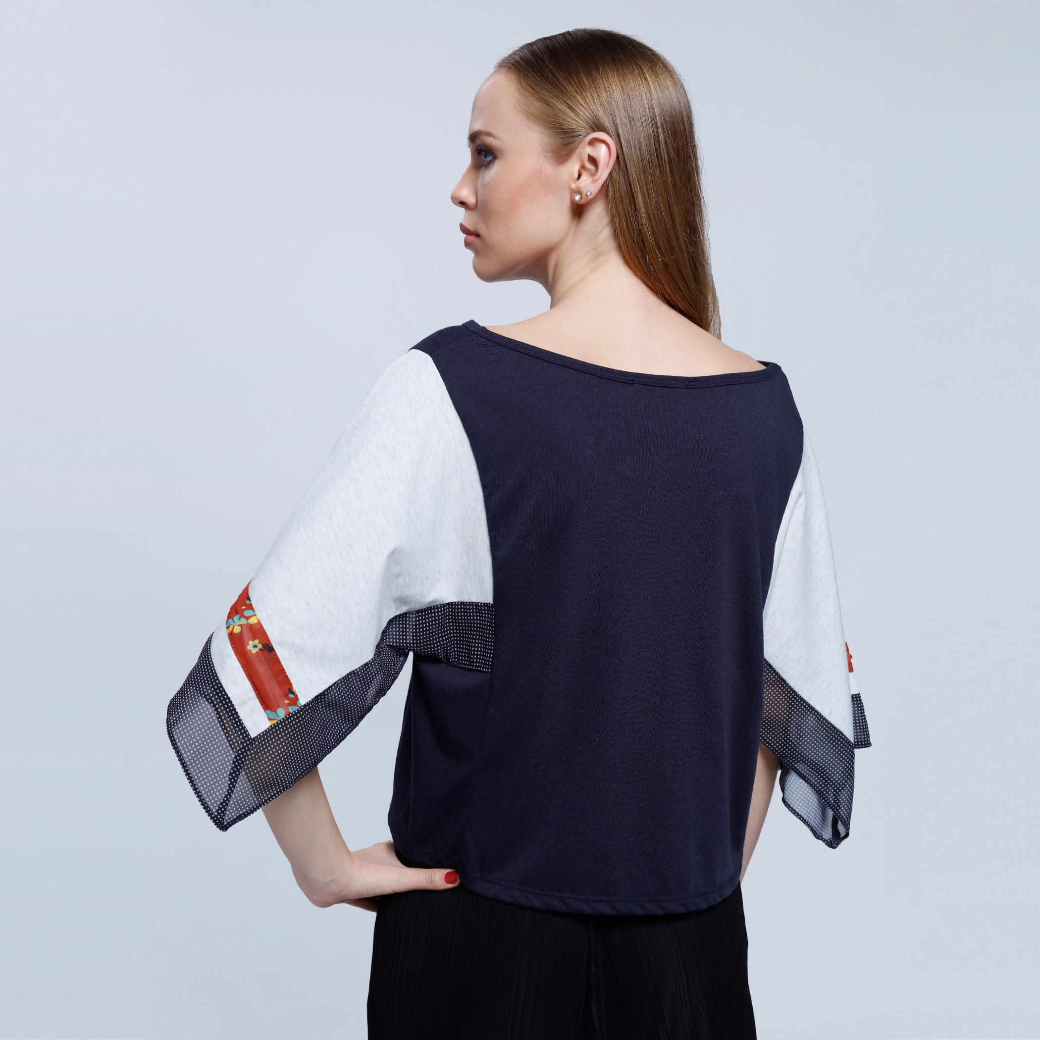 2Xtremz Printed Trapeze Top with Boat Neck-women-clothing-shirtsandblouses-blouses-image-2