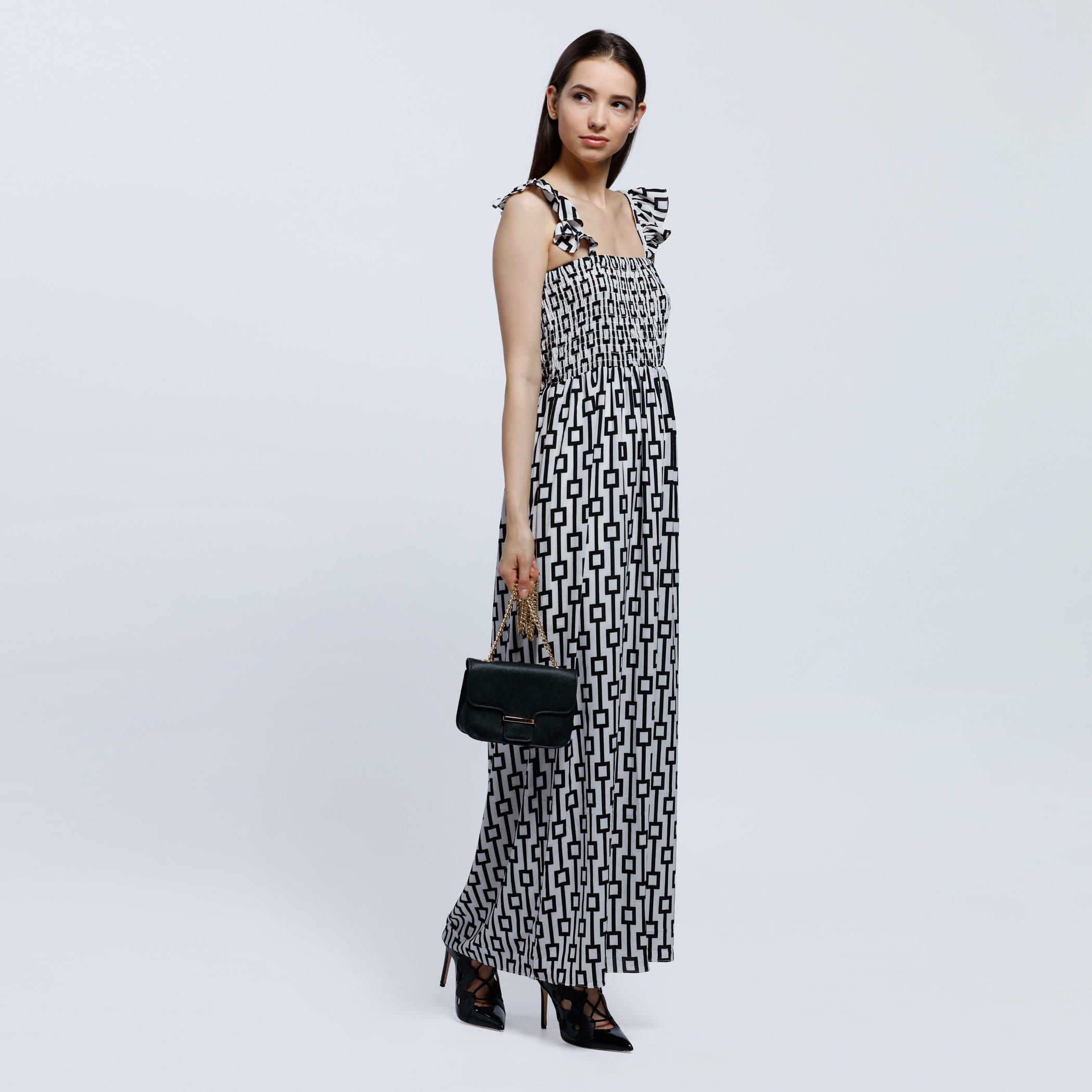 Geometric Print Off-Shoulder Dress-women-clothing-dresses-image-1