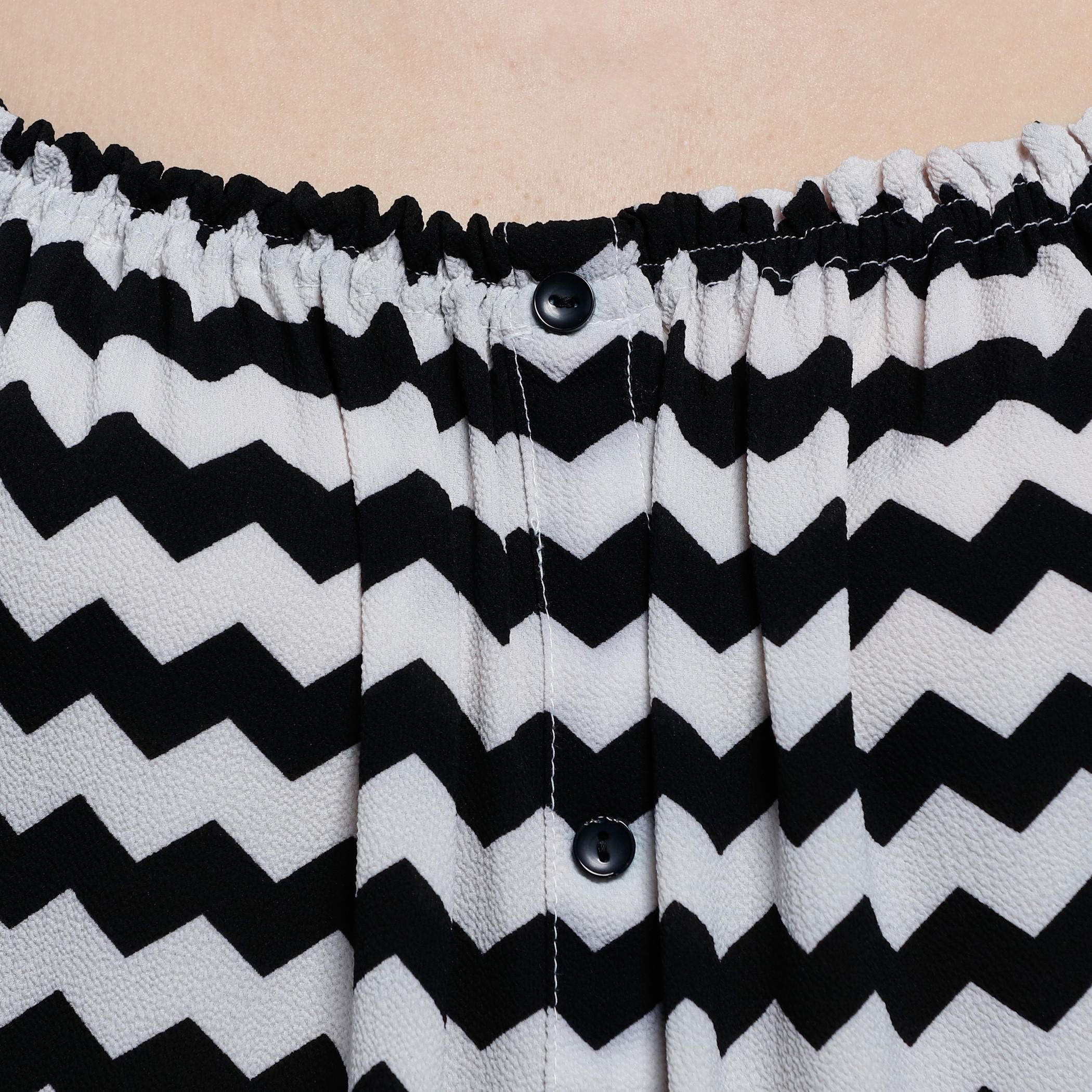 Chevron Print Off-Shoulder Tunic-women-clothing-shirtsandblouses-blouses-image-2
