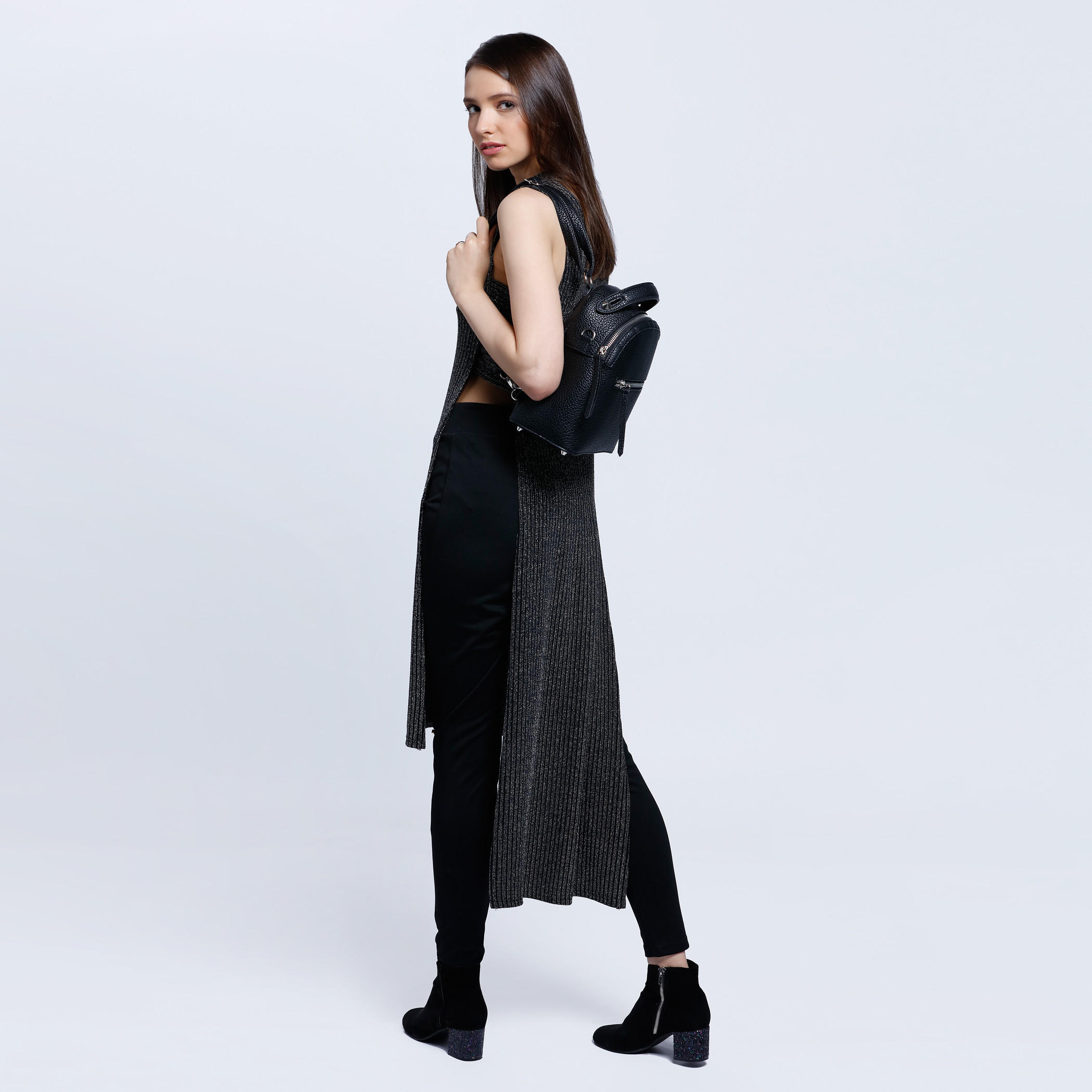 Lurex High Neck Double Slit Maxi Top-women-clothing-shirtsandblouses-blouses-image-8